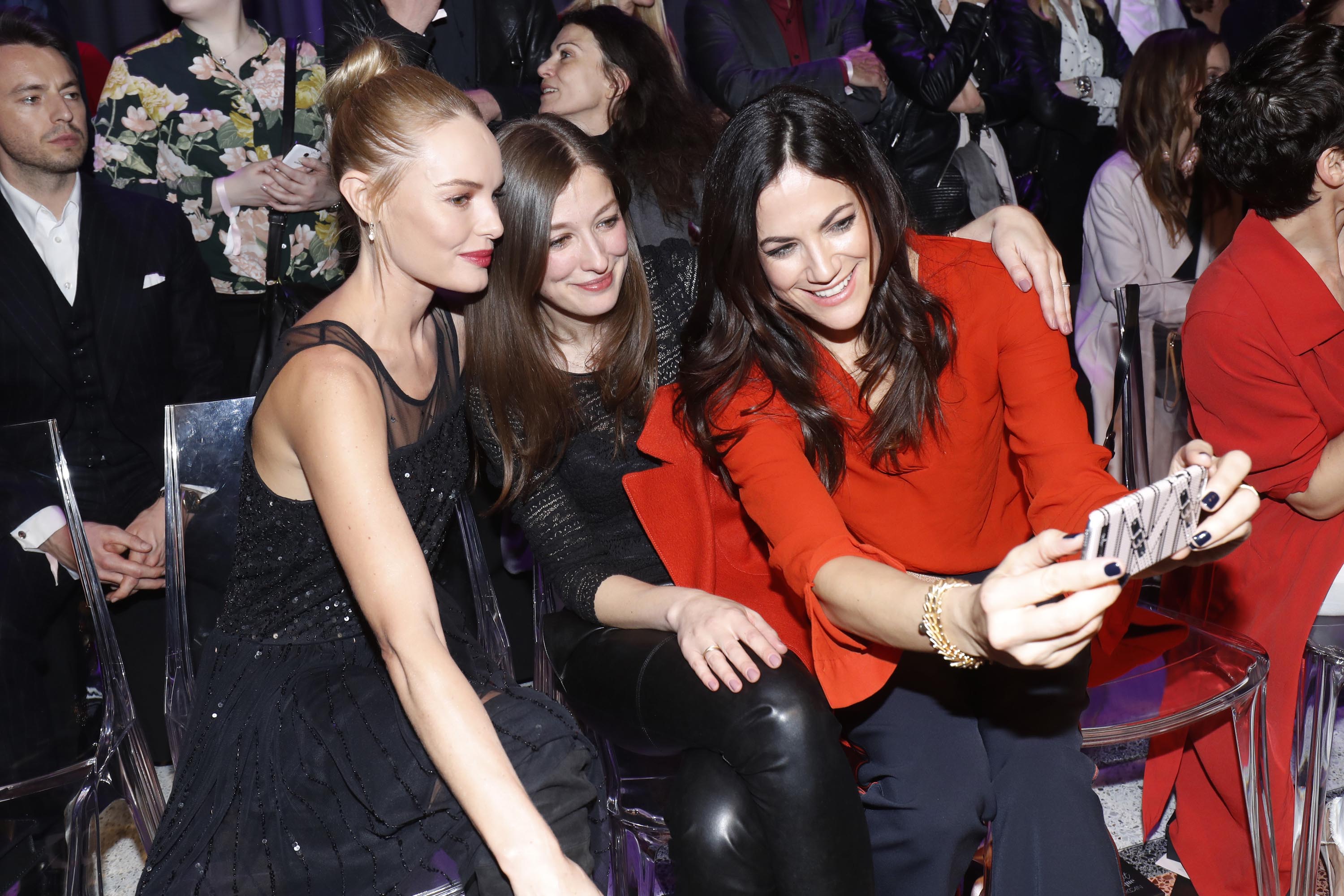 Alexandra Maria Lara attend the Marc Cain fashion show A/W 2017