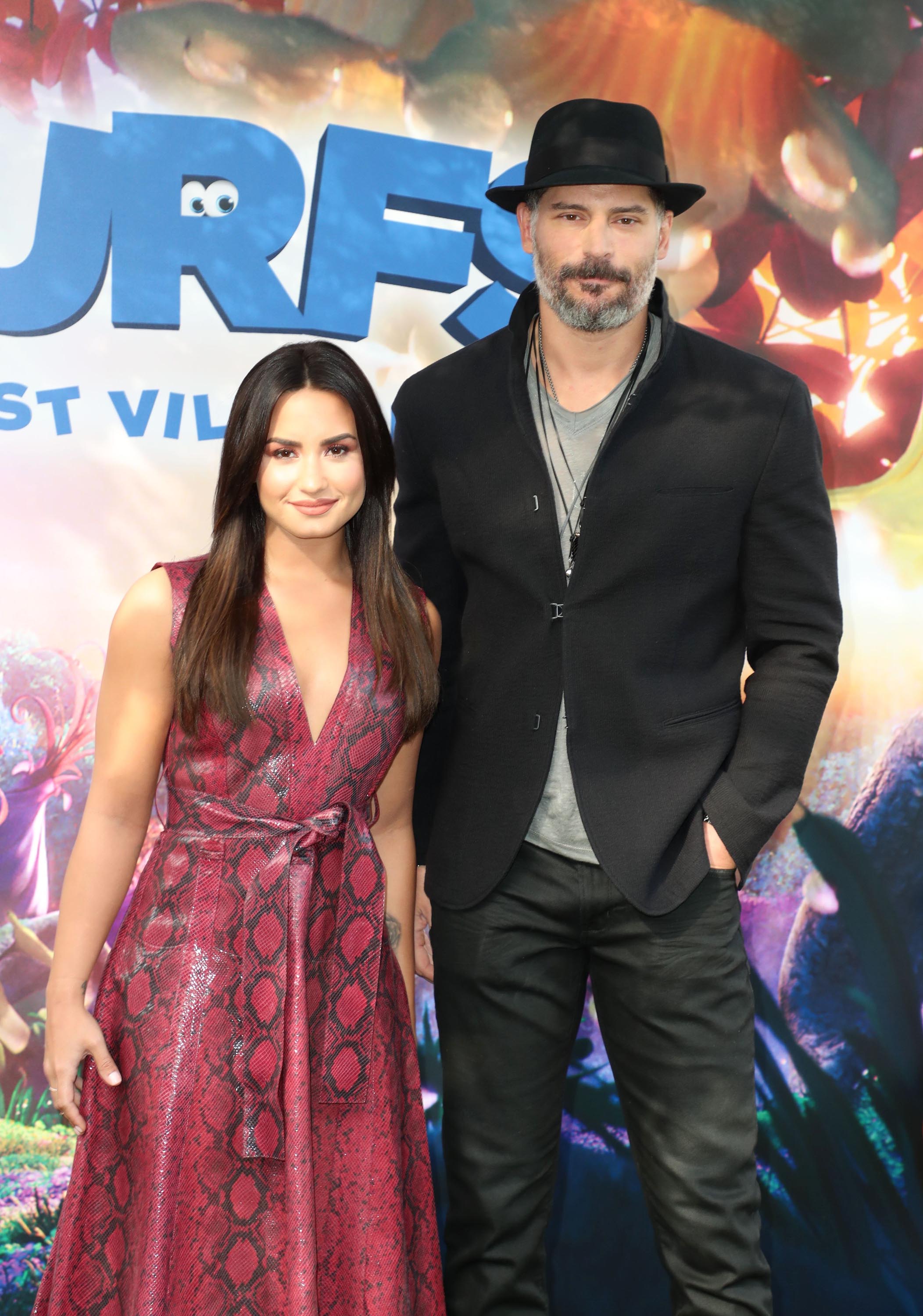 Demi Lovato attends Smurfs the Lost Village Photocall