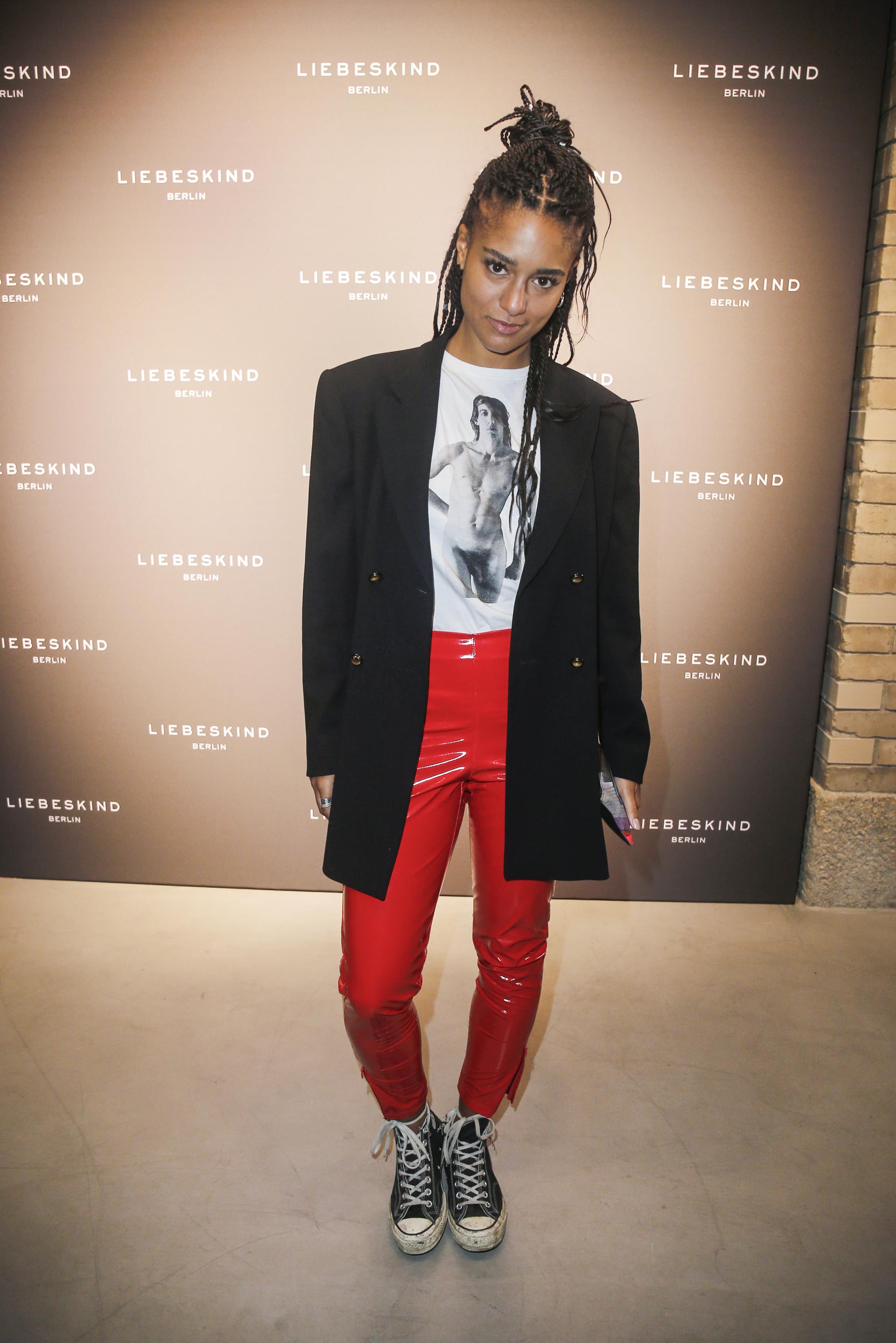 Larissa Sirah Herden attends the Liebeskind Berlin housewarming party