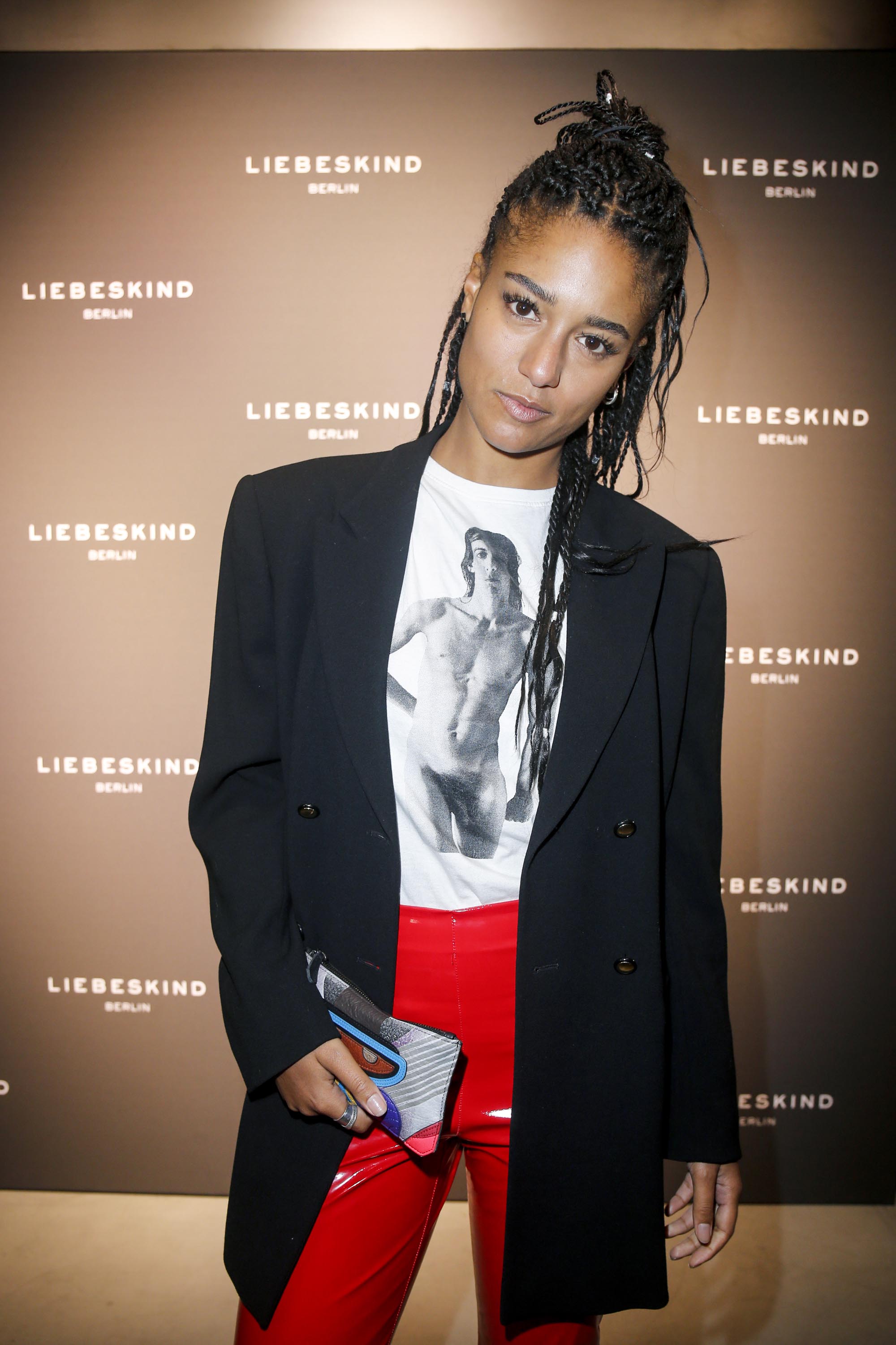 Larissa Sirah Herden attends the Liebeskind Berlin housewarming party