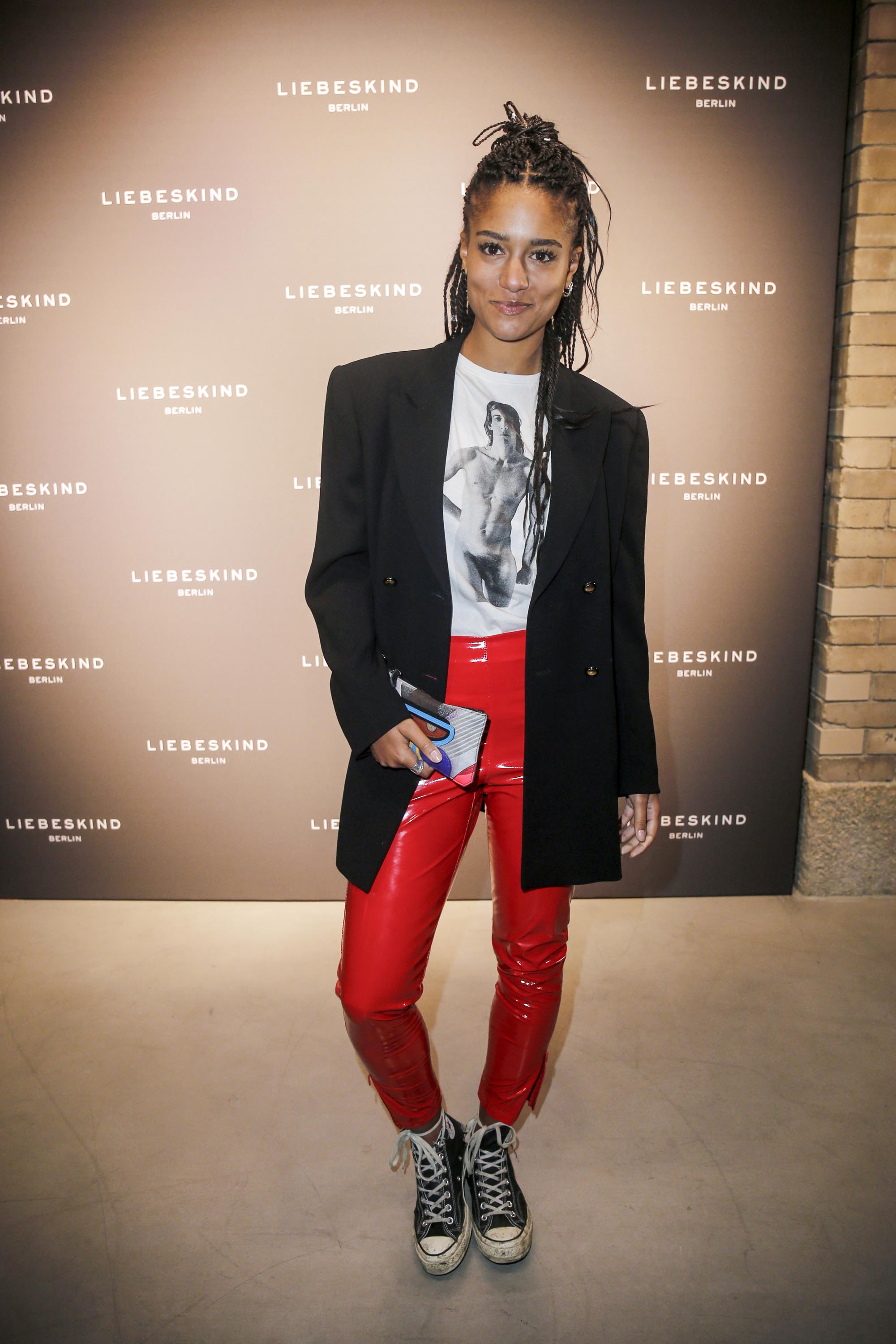 Larissa Sirah Herden attends the Liebeskind Berlin housewarming party