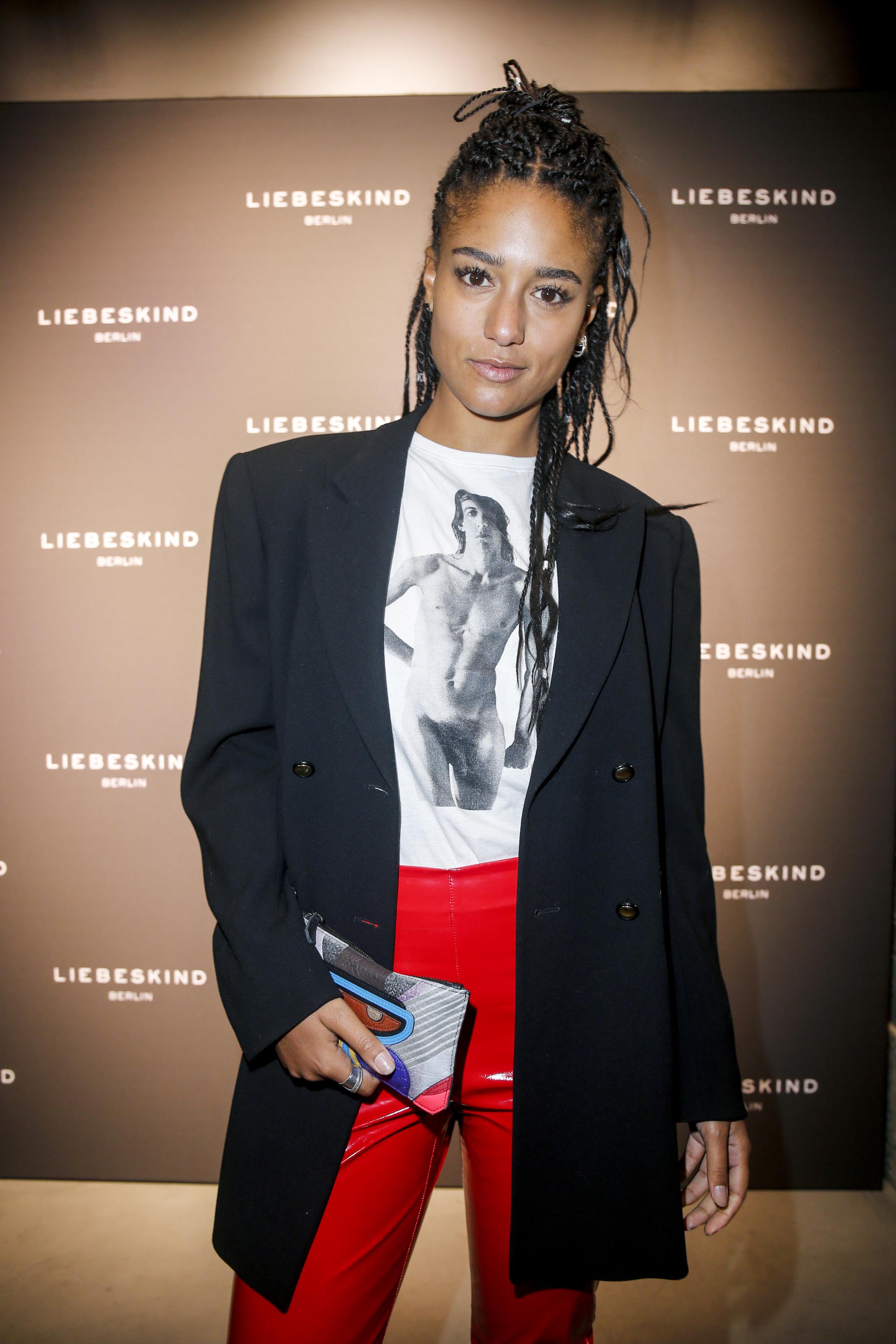 Larissa Sirah Herden attends the Liebeskind Berlin housewarming party