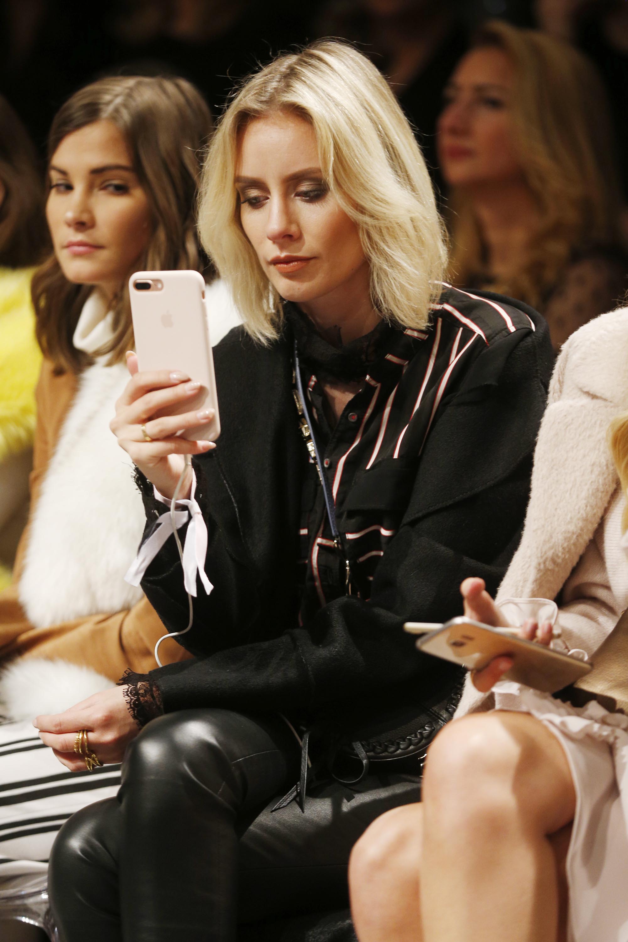 Lisa Hahnbueck attends the Marc Cain fashion show A/W 2017