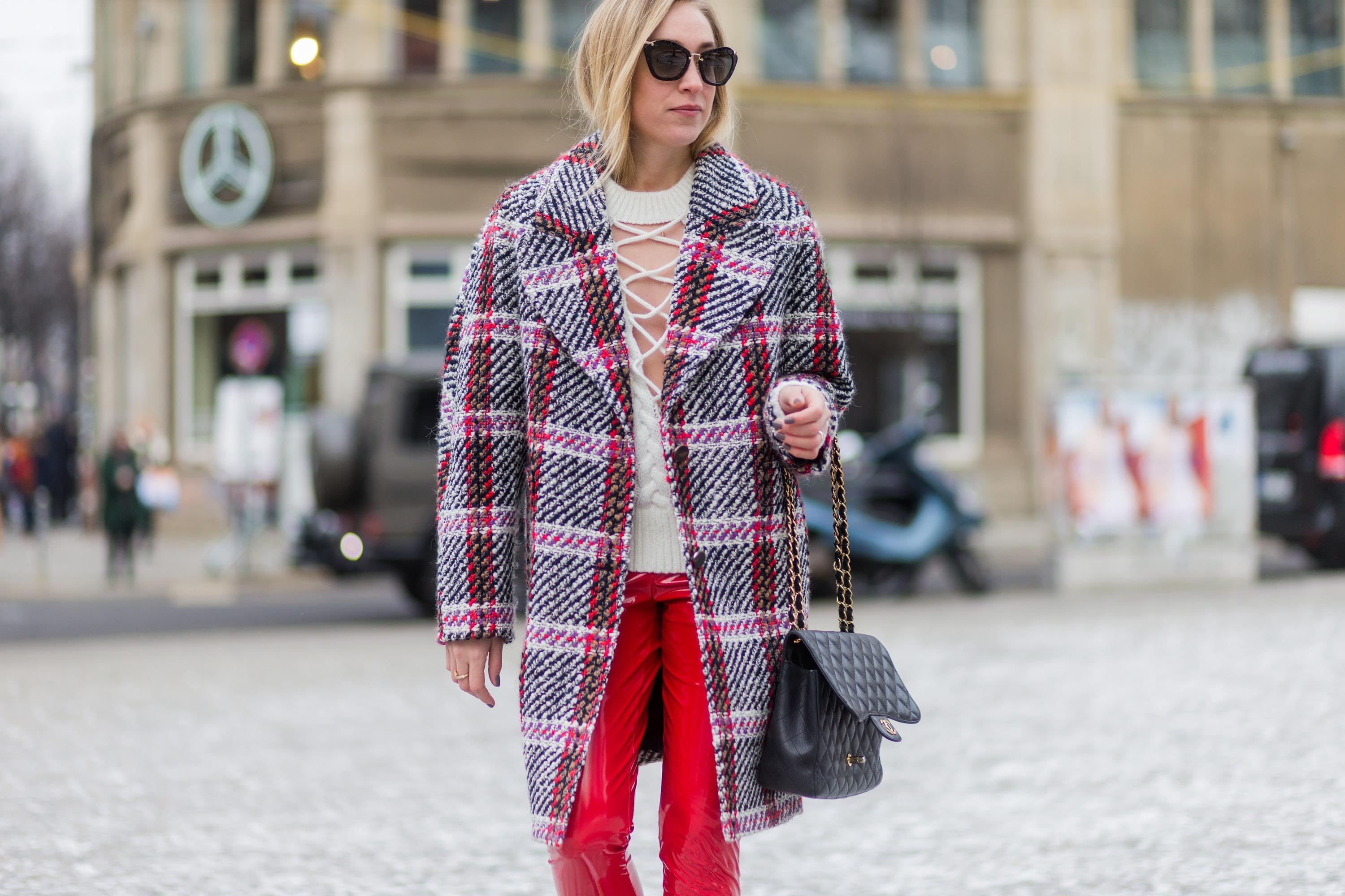 Sonia Lyson street style in Berlin