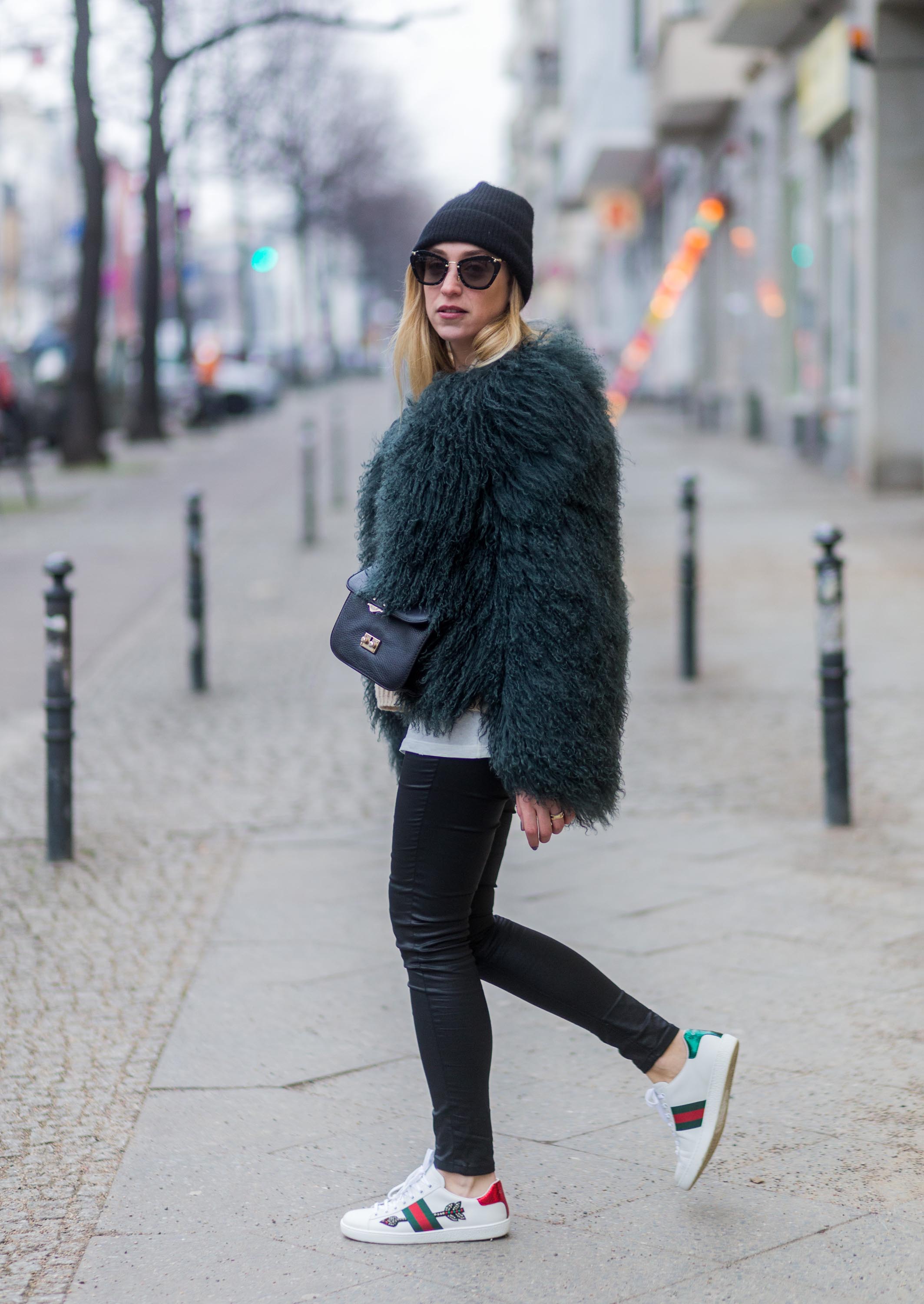 Sonia Lyson street style in Berlin