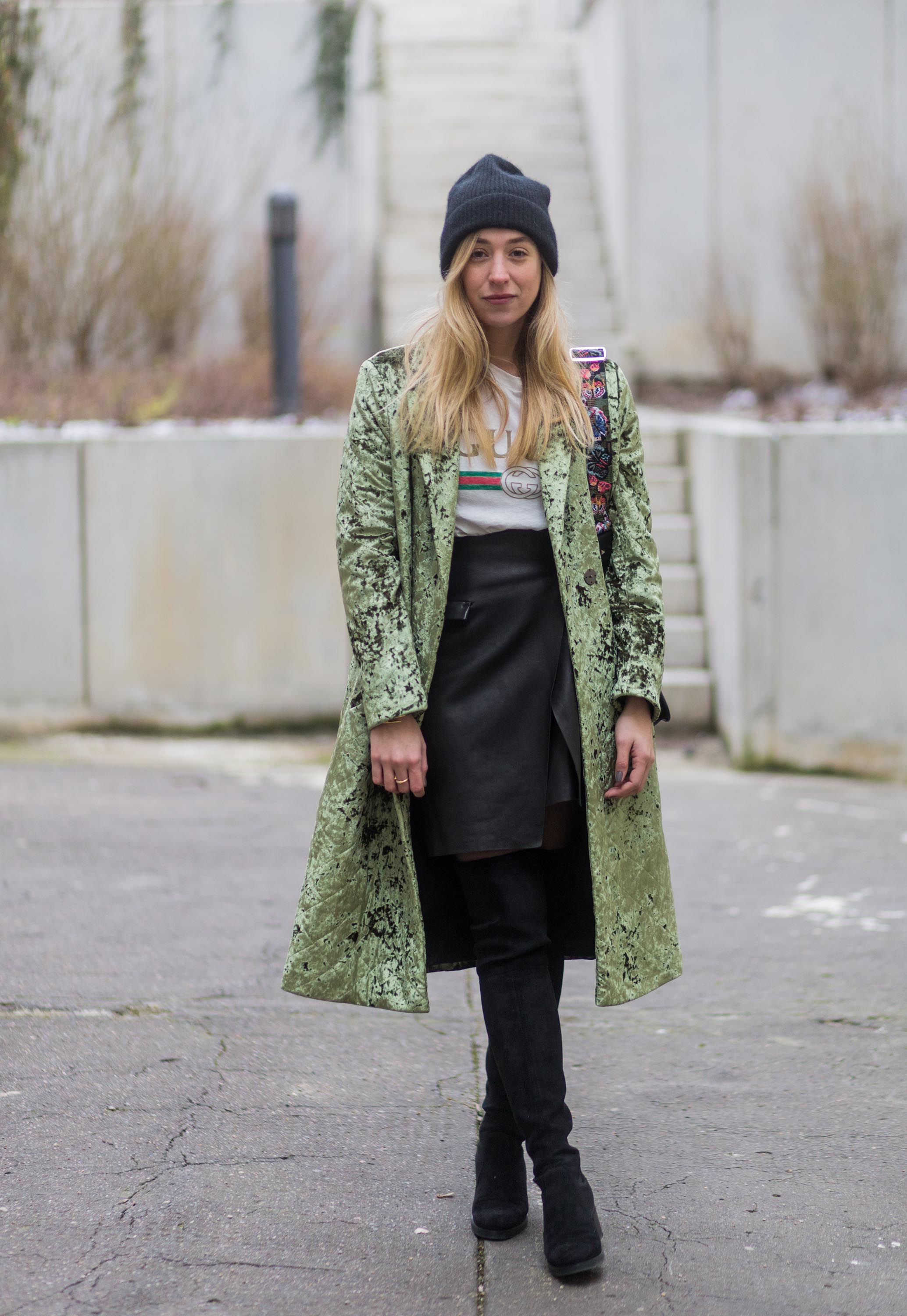 Sonia Lyson street style in Berlin