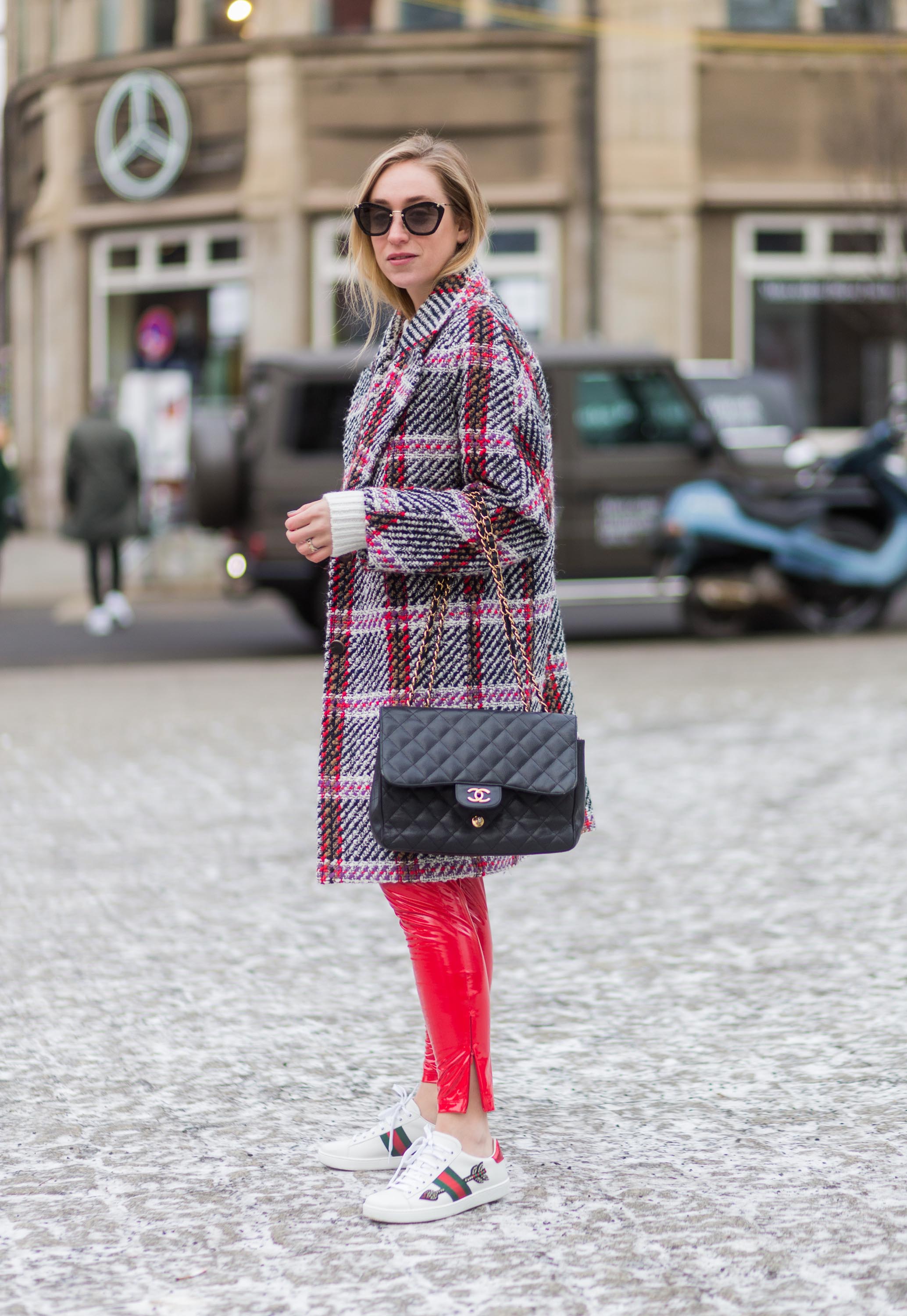 Sonia Lyson street style in Berlin