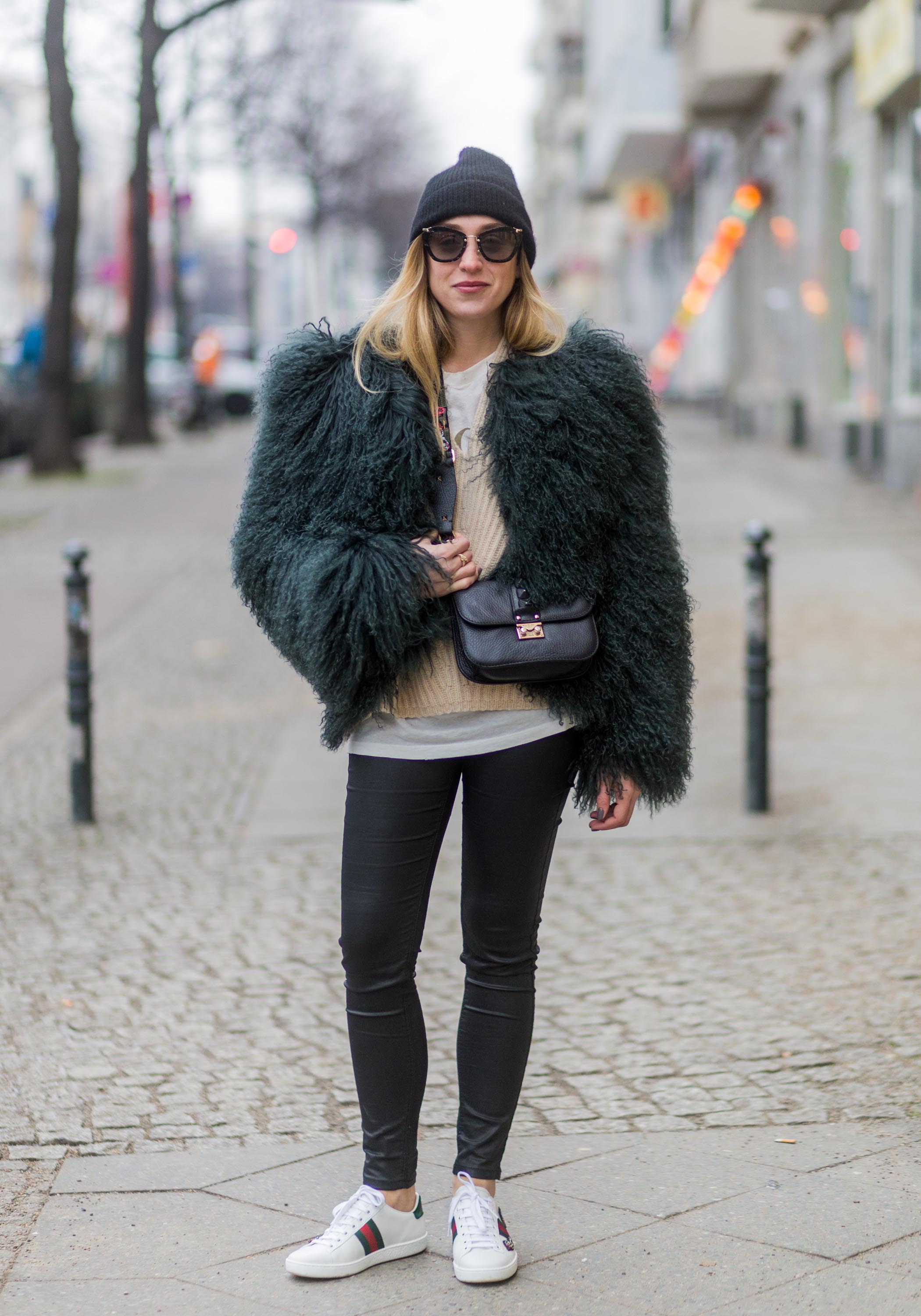 Sonia Lyson street style in Berlin