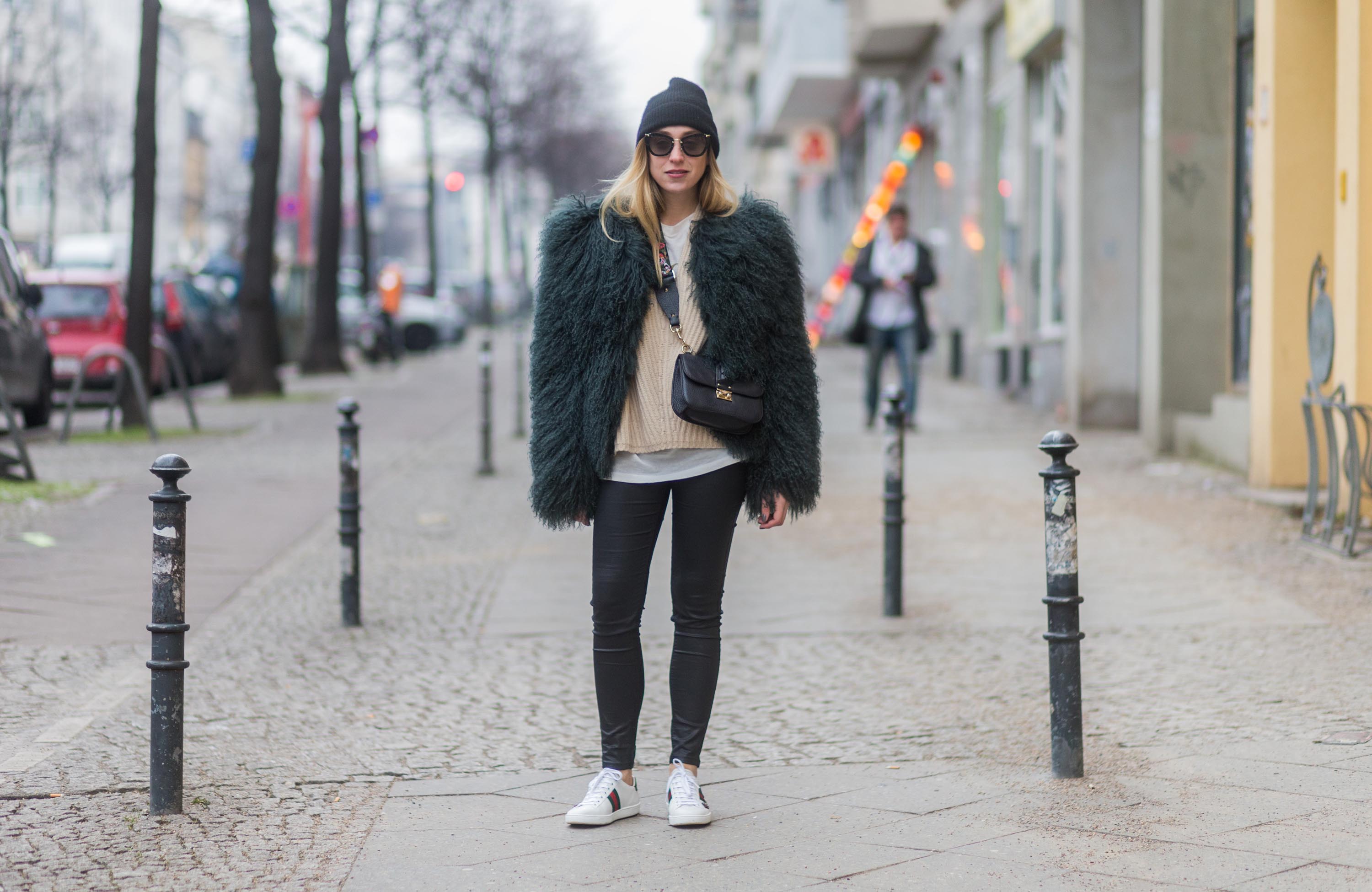 Sonia Lyson street style in Berlin