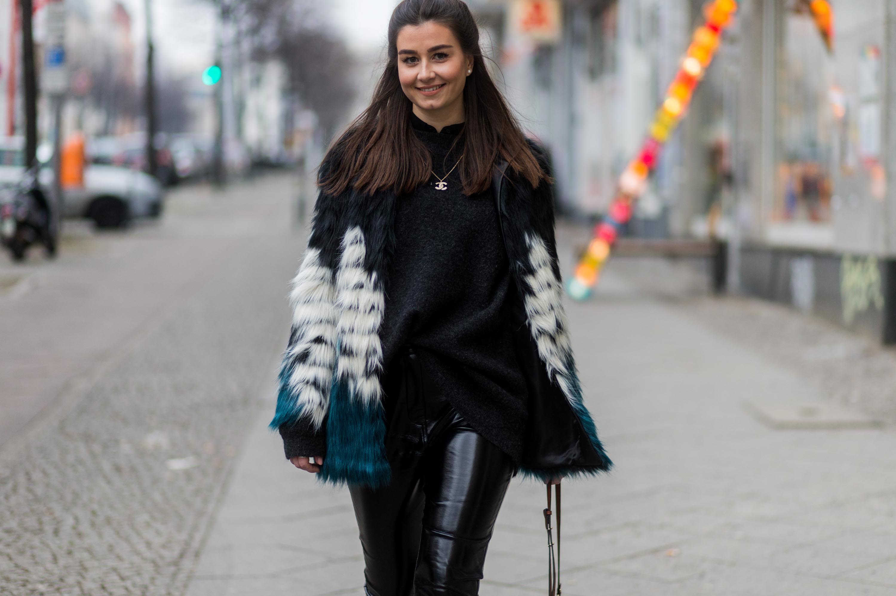 Veronique Sophie Schroeter street style in Berlin