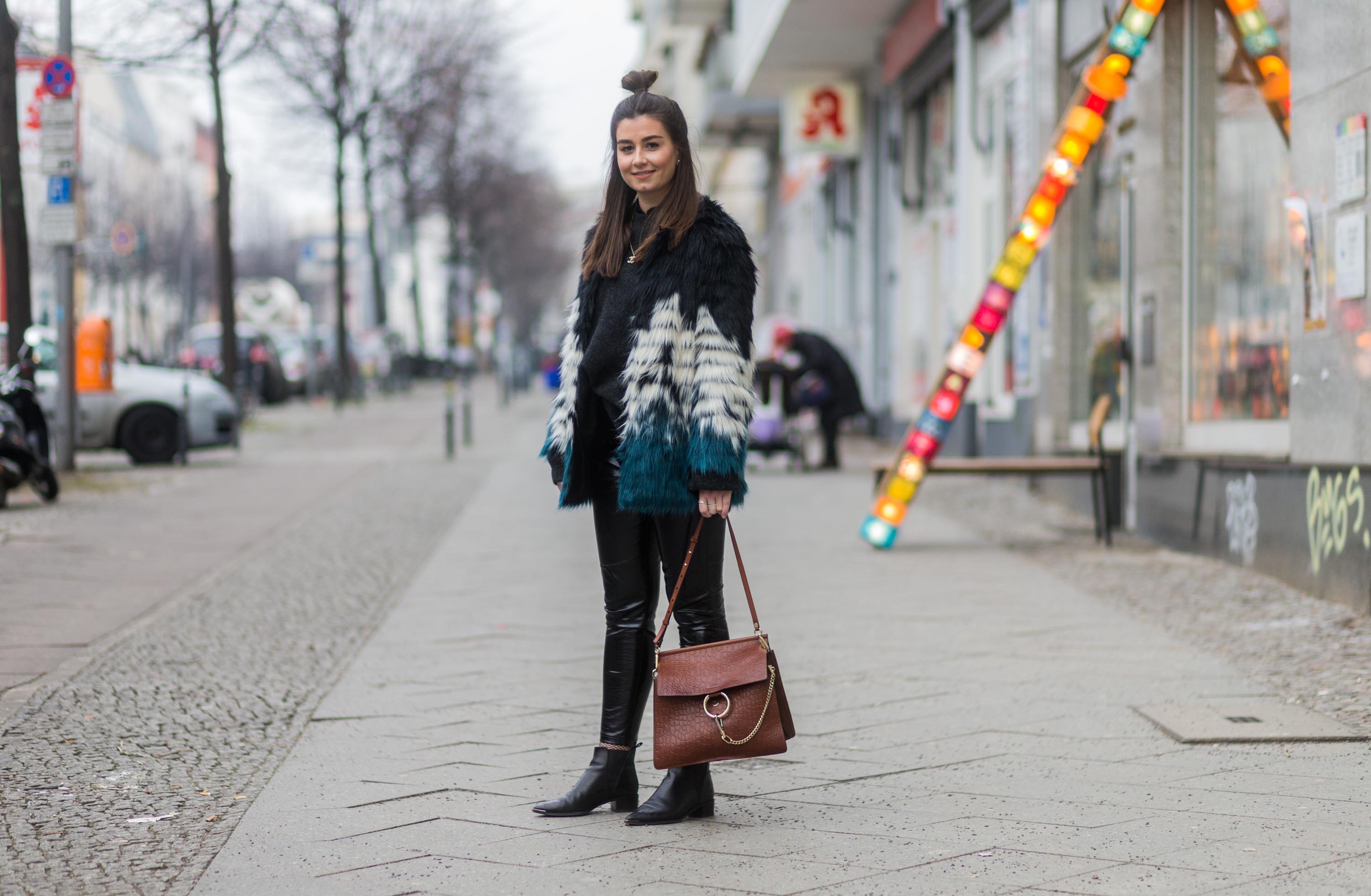 Veronique Sophie Schroeter street style in Berlin