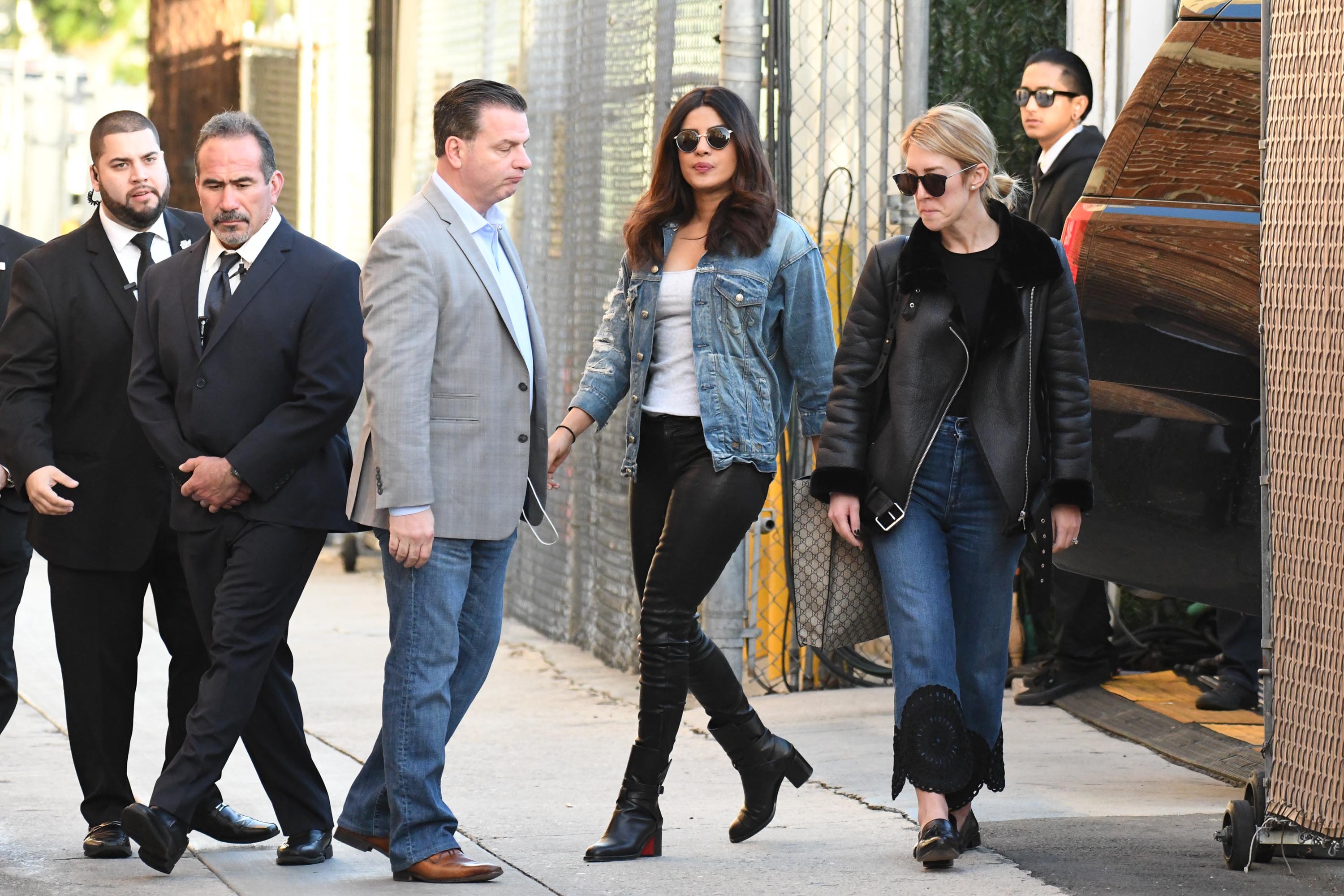 Priyanka Chopra seen at Jimmy Kimmel Live