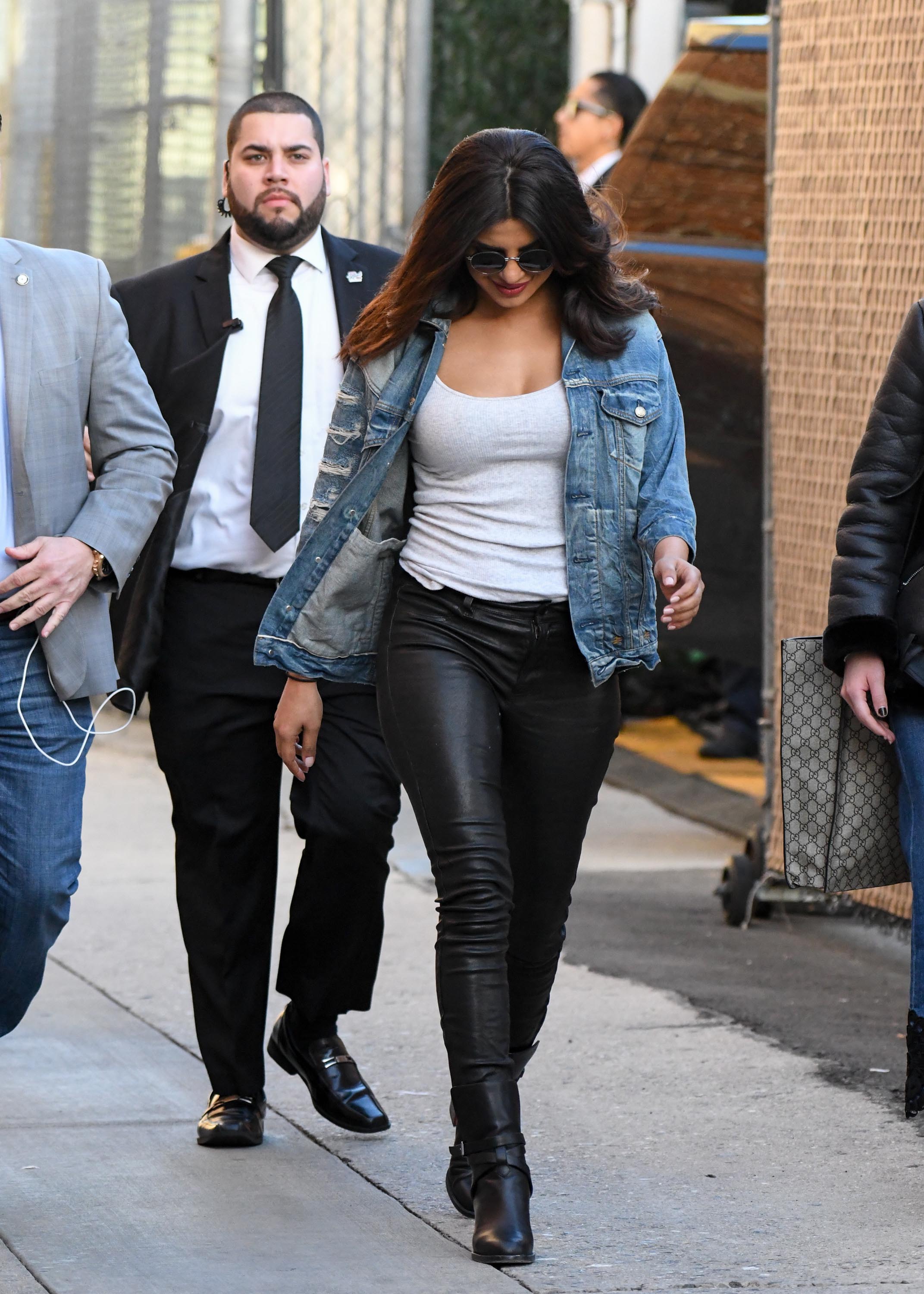 Priyanka Chopra seen at Jimmy Kimmel Live