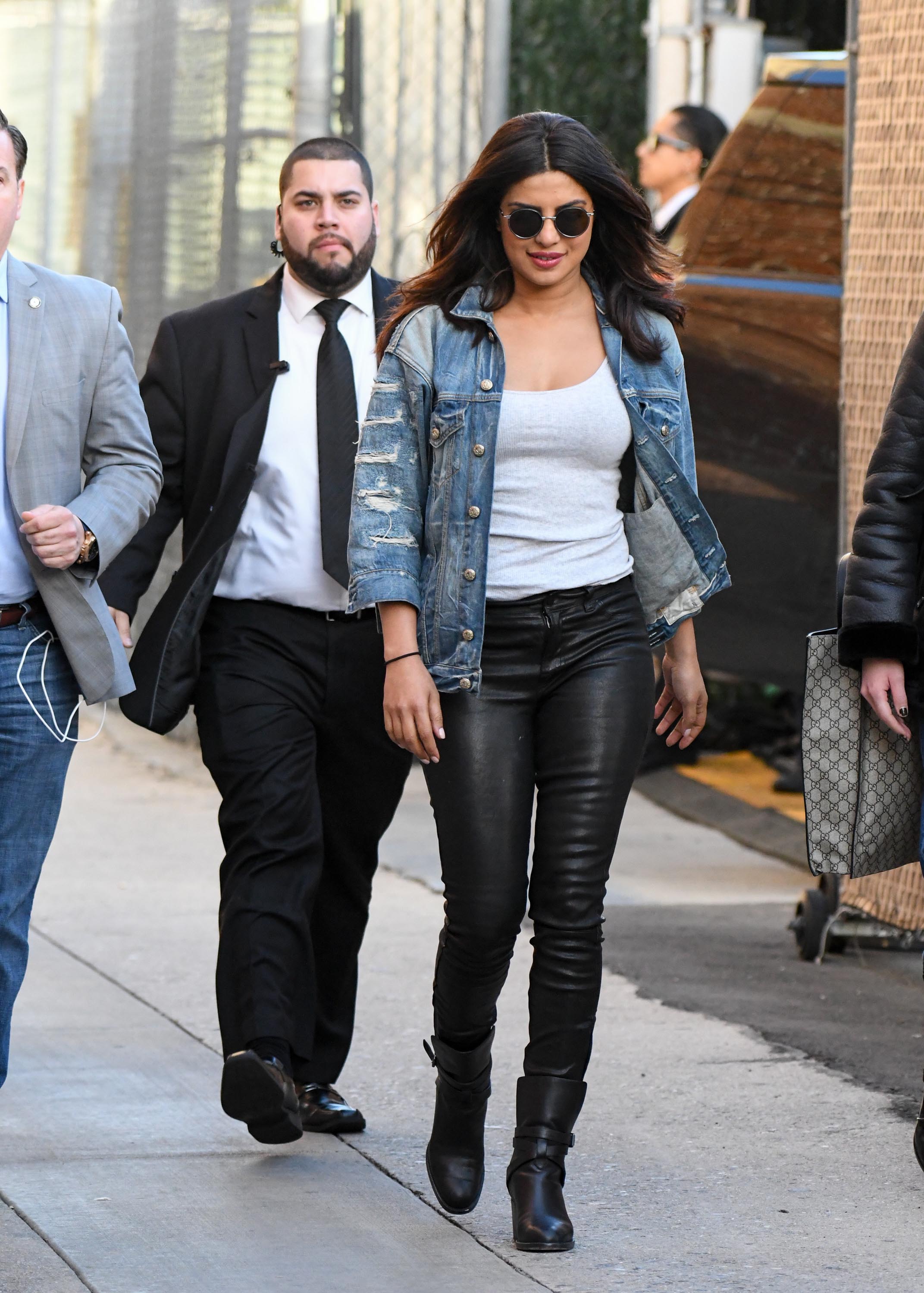 Priyanka Chopra seen at Jimmy Kimmel Live