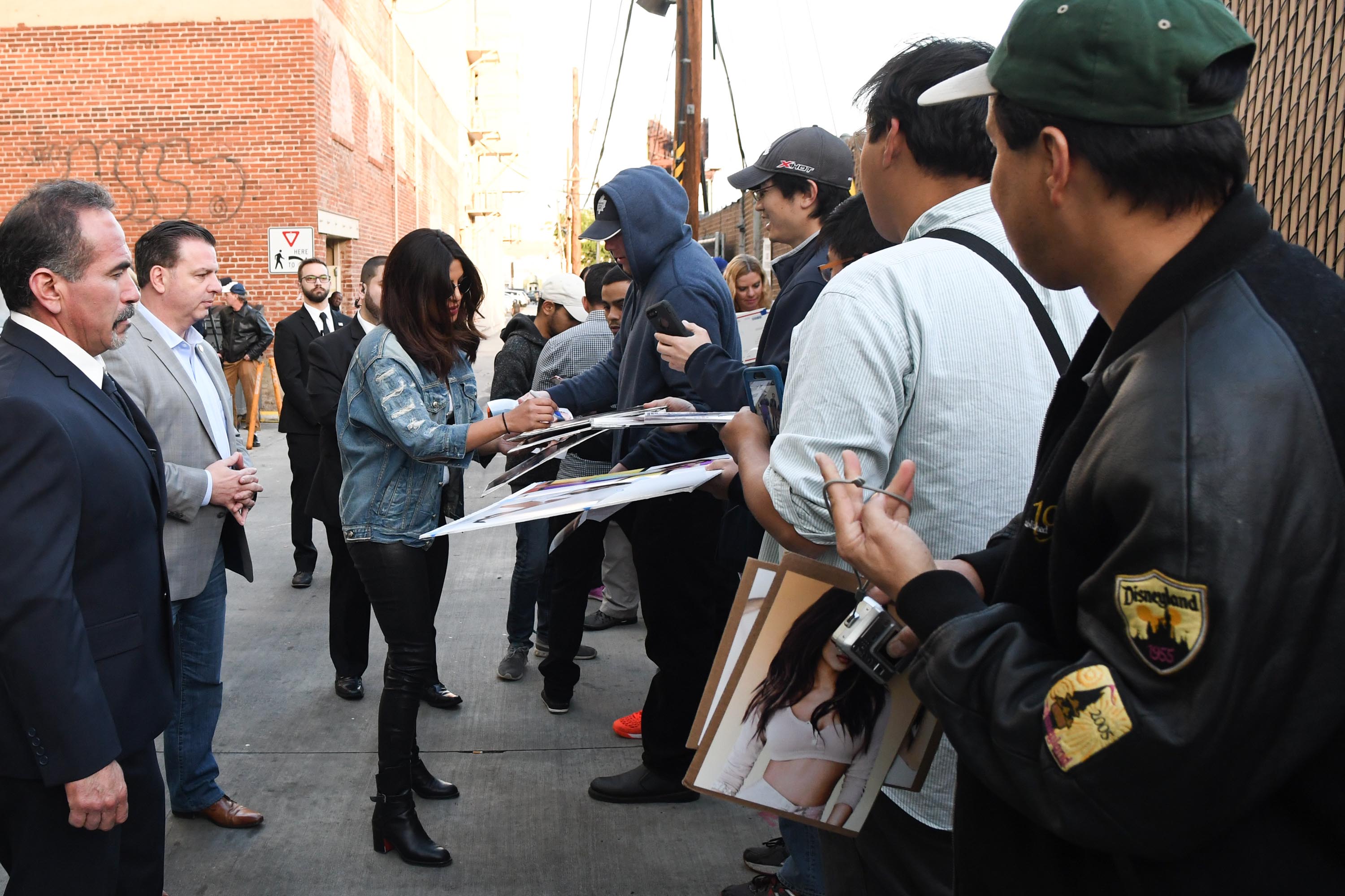 Priyanka Chopra seen at Jimmy Kimmel Live