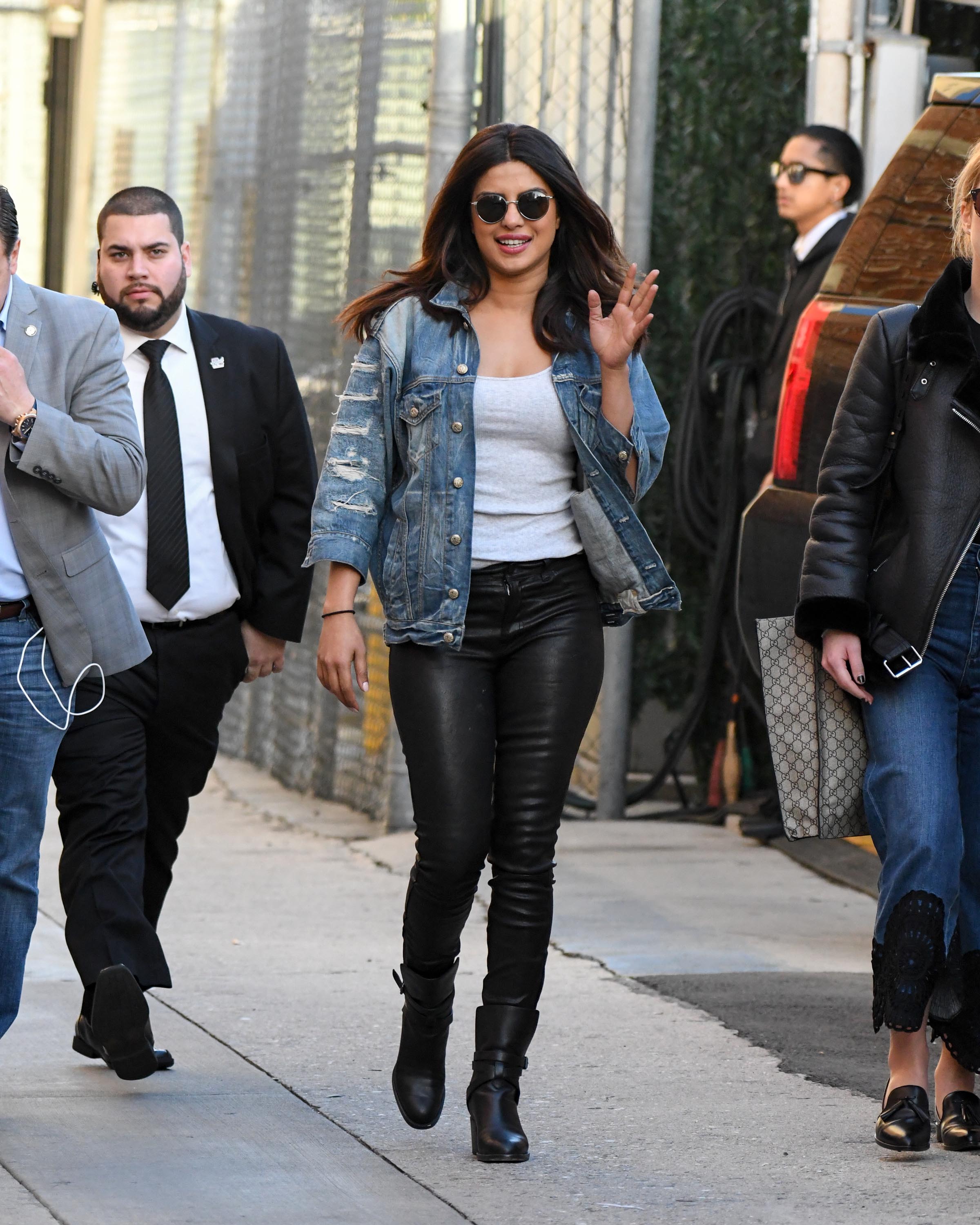 Priyanka Chopra seen at Jimmy Kimmel Live