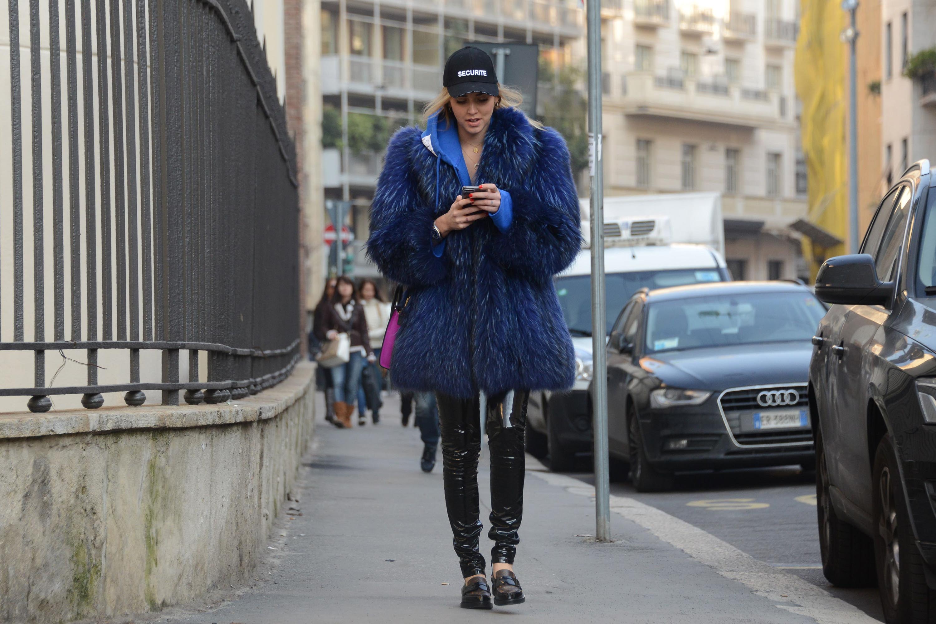 Chiara Ferragni street style in Milan