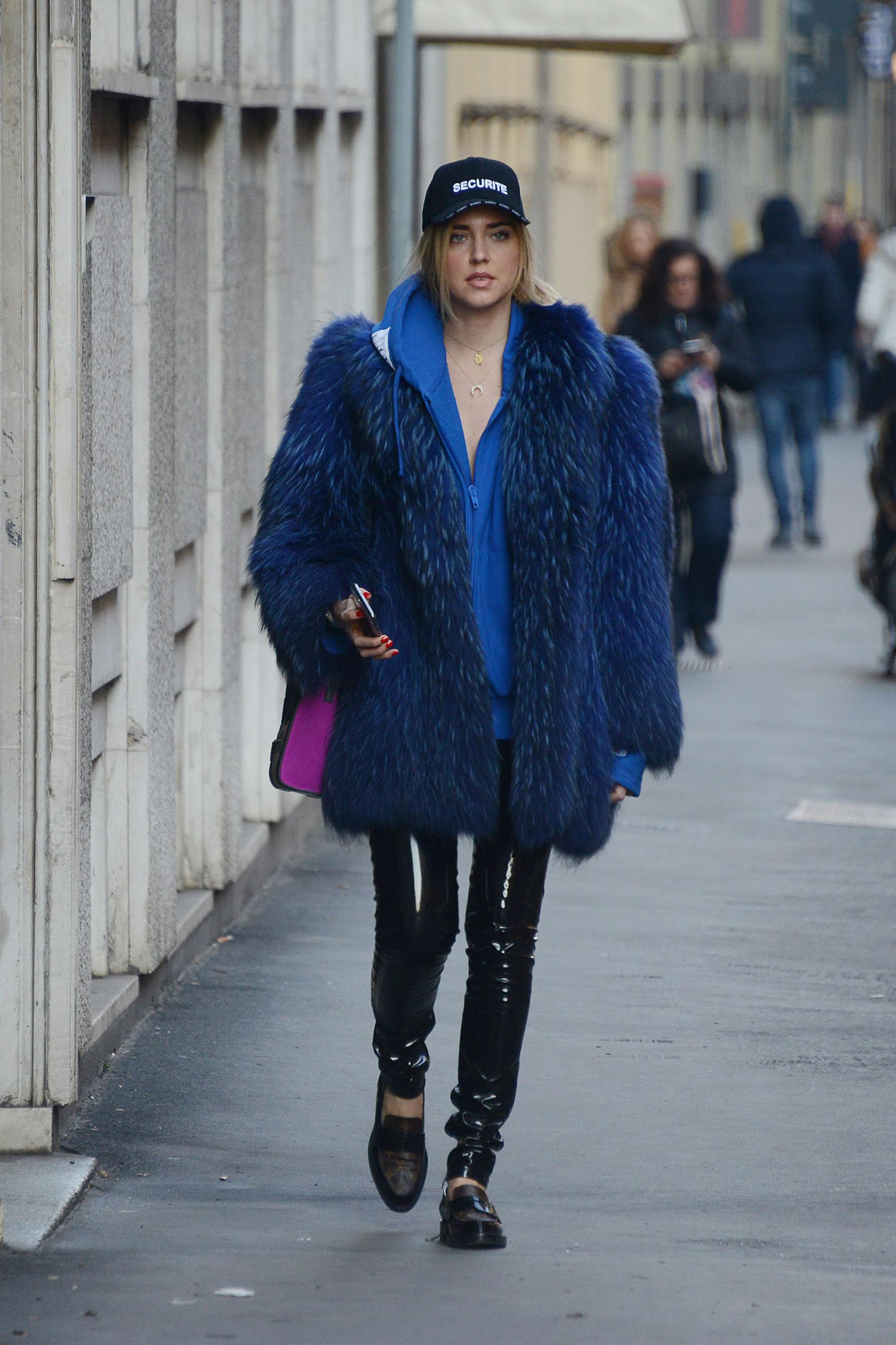 Chiara Ferragni street style in Milan