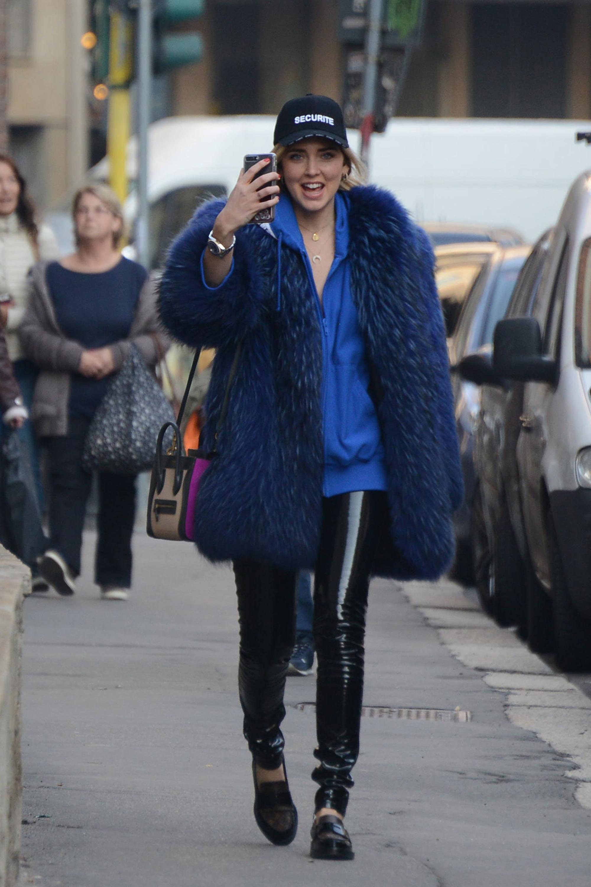 Chiara Ferragni street style in Milan