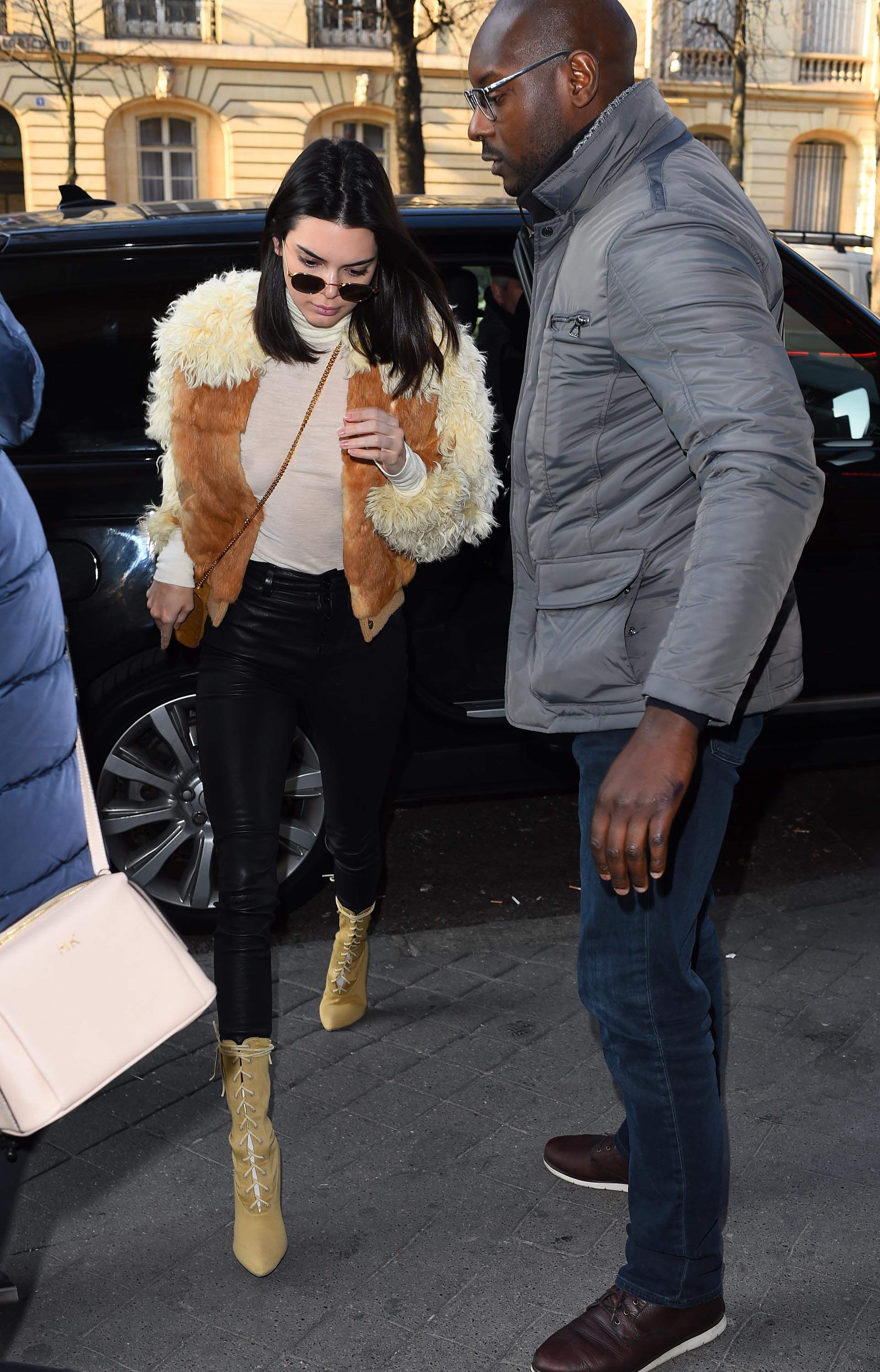 Kendall Jenner attends the Givenchy Menswear Fall/Winter 2017-2018 show