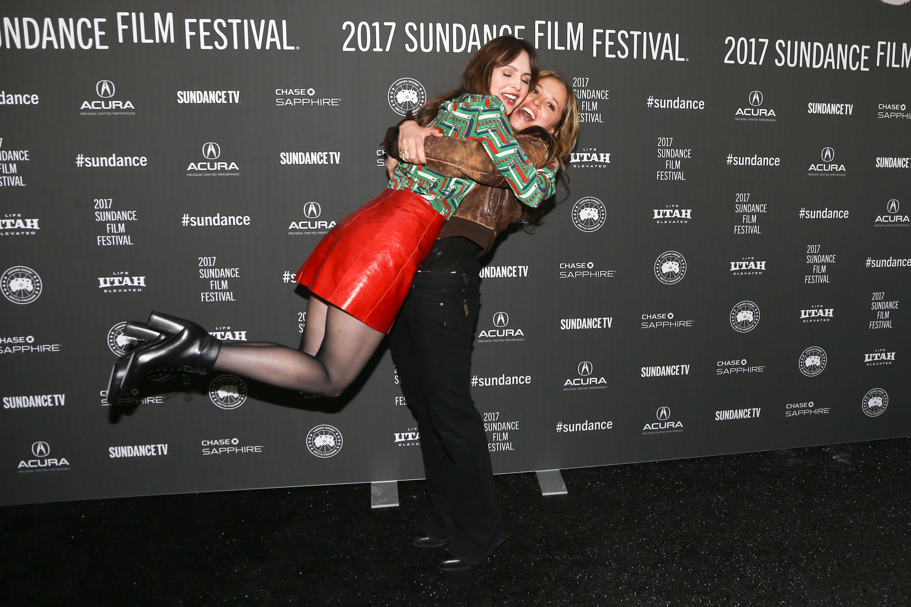 Michelle Morgan attends the LA Times premiere