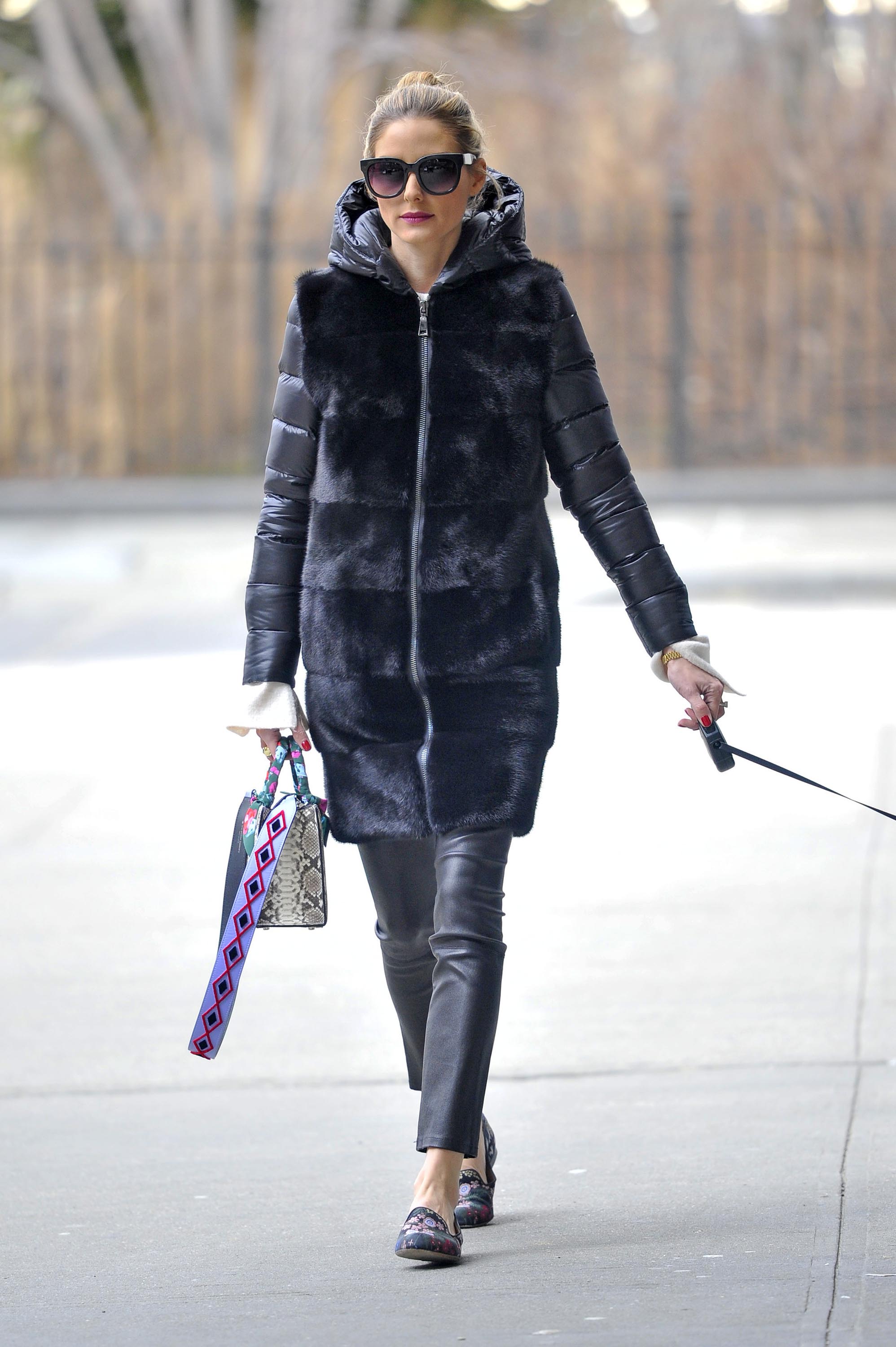 Olivia Palermo out in Brooklyn