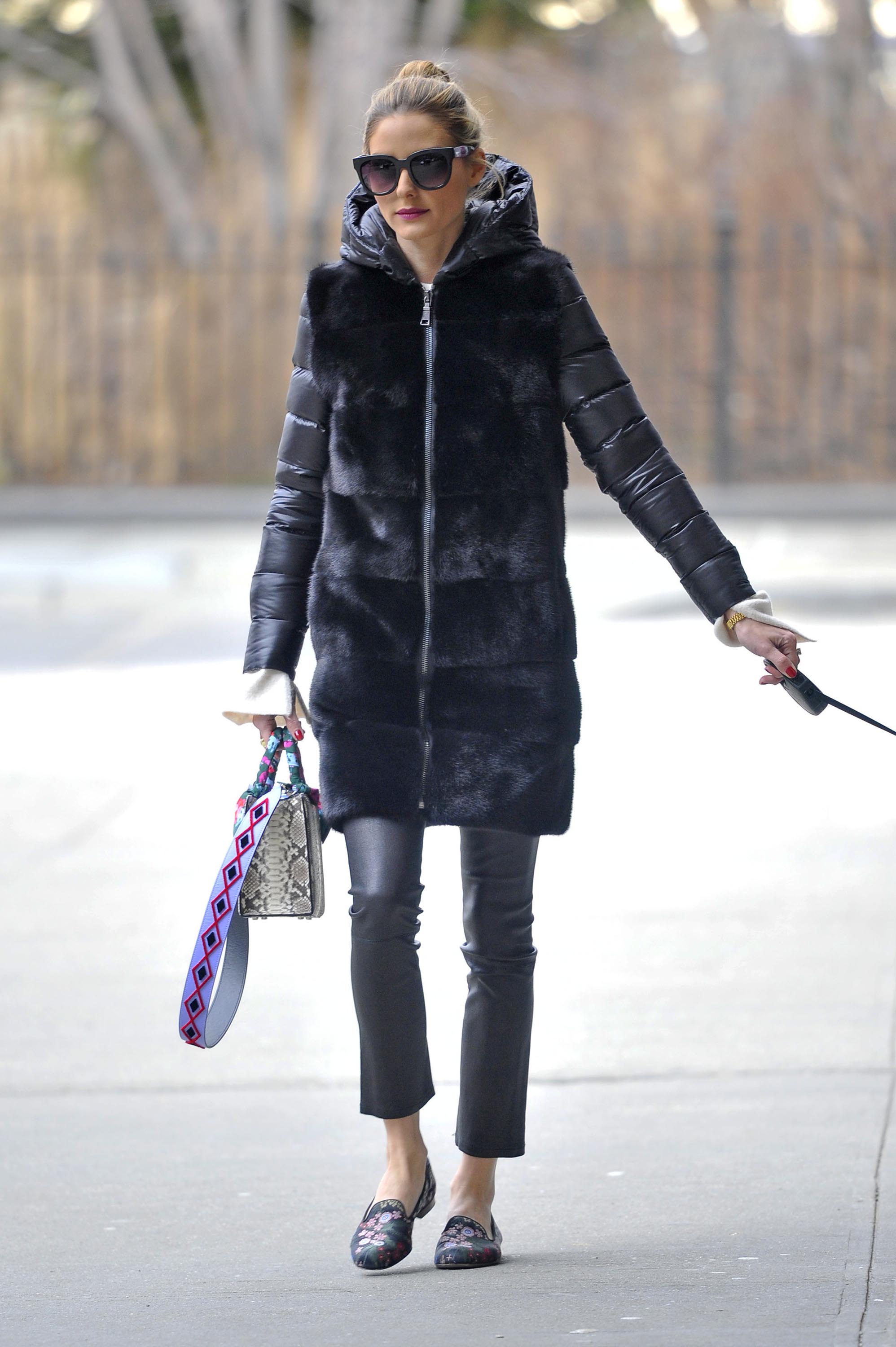 Olivia Palermo out in Brooklyn