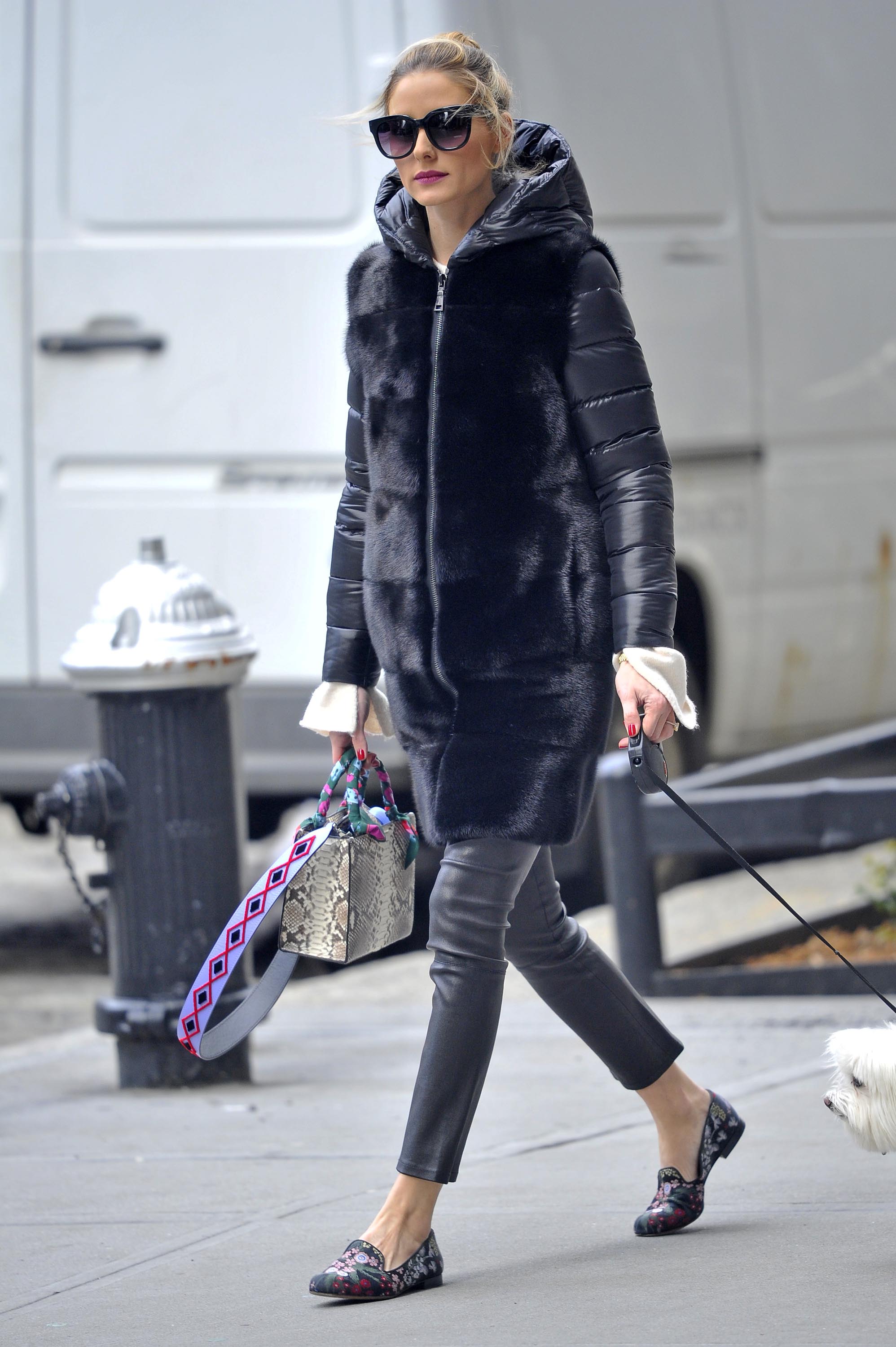 Olivia Palermo out in Brooklyn