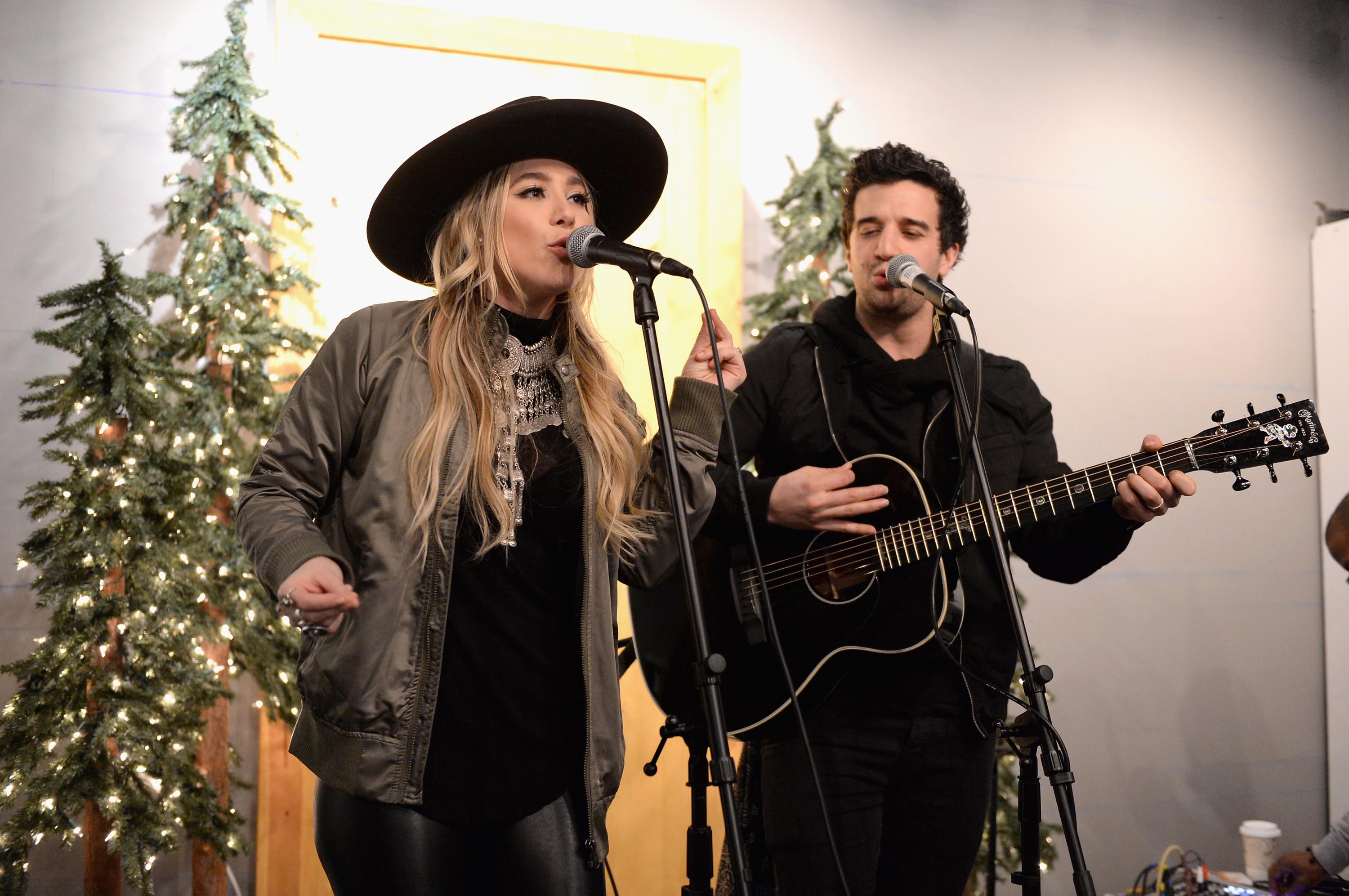 BC Jean performs onstage at the Tweet and Shout Party: Right To Bear Arts