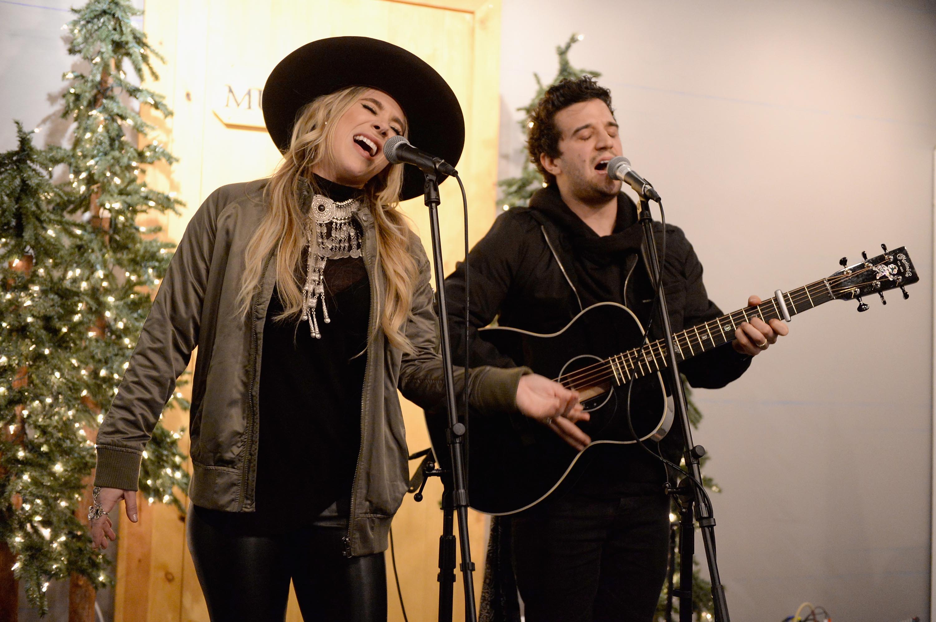 BC Jean performs onstage at the Tweet and Shout Party: Right To Bear Arts