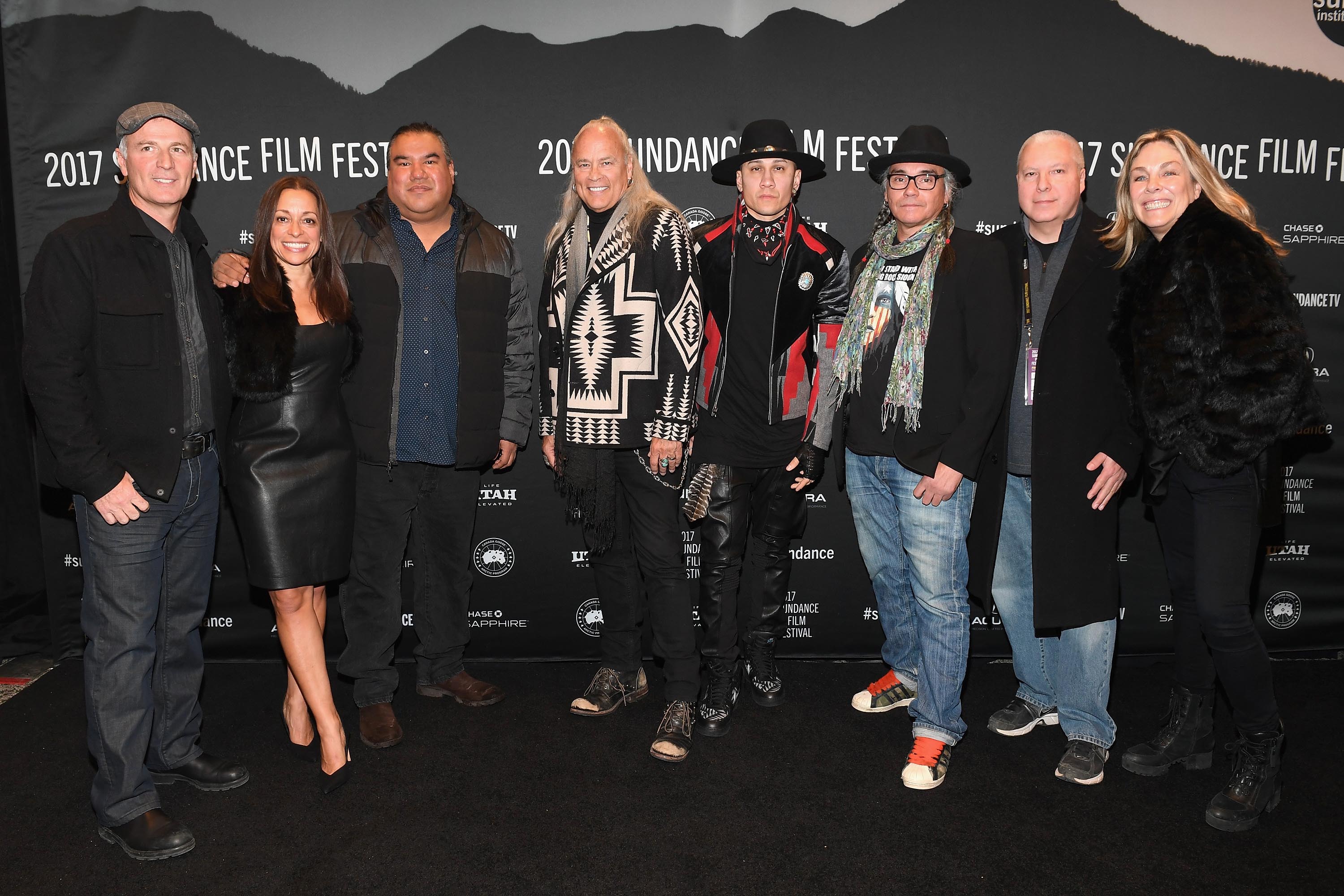Christina Fon attends ‘RUMBLE: The Indians Who Rocked The World’ Premiere