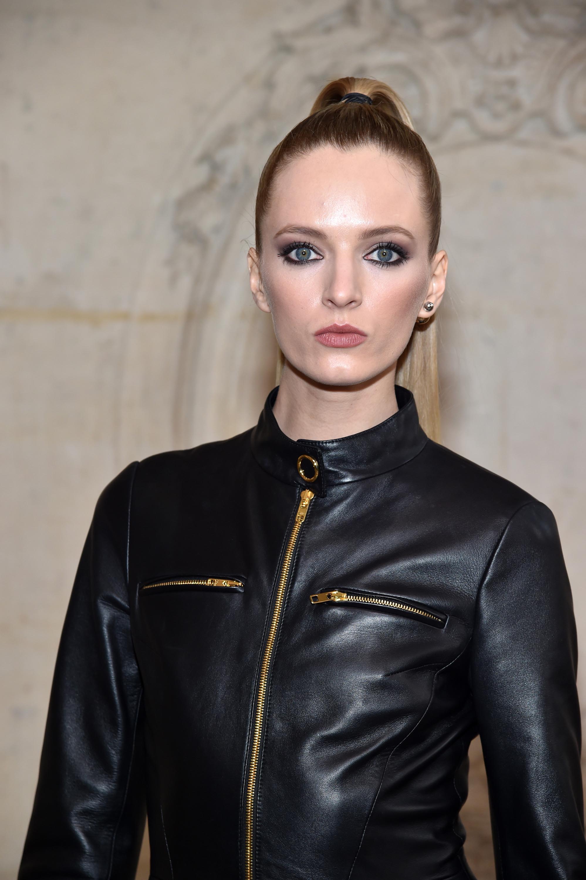 Daria Strokous attends the Christian Dior Haute Couture Spring Summer 2017 show