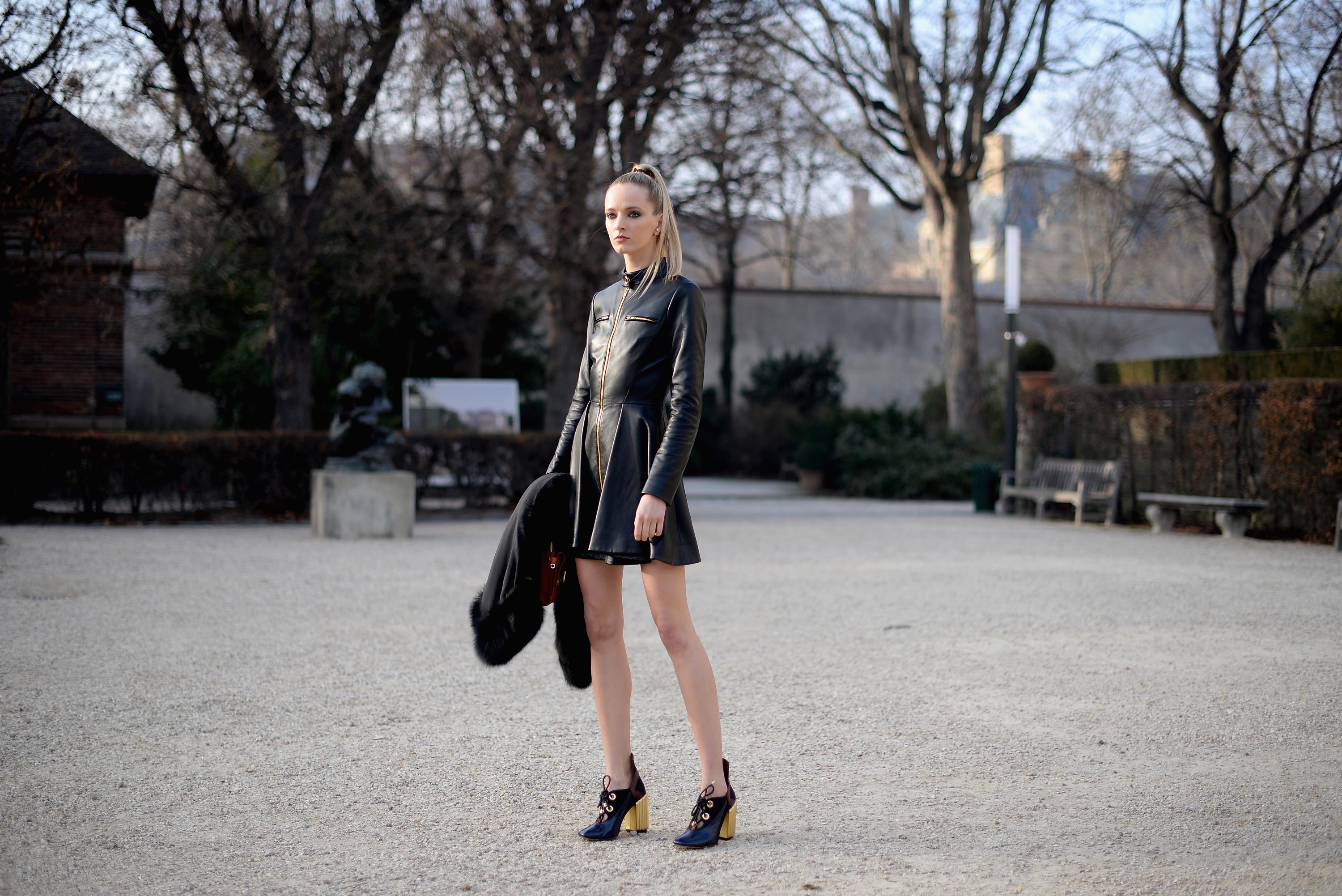 Daria Strokous attends the Christian Dior Haute Couture Spring Summer 2017 show