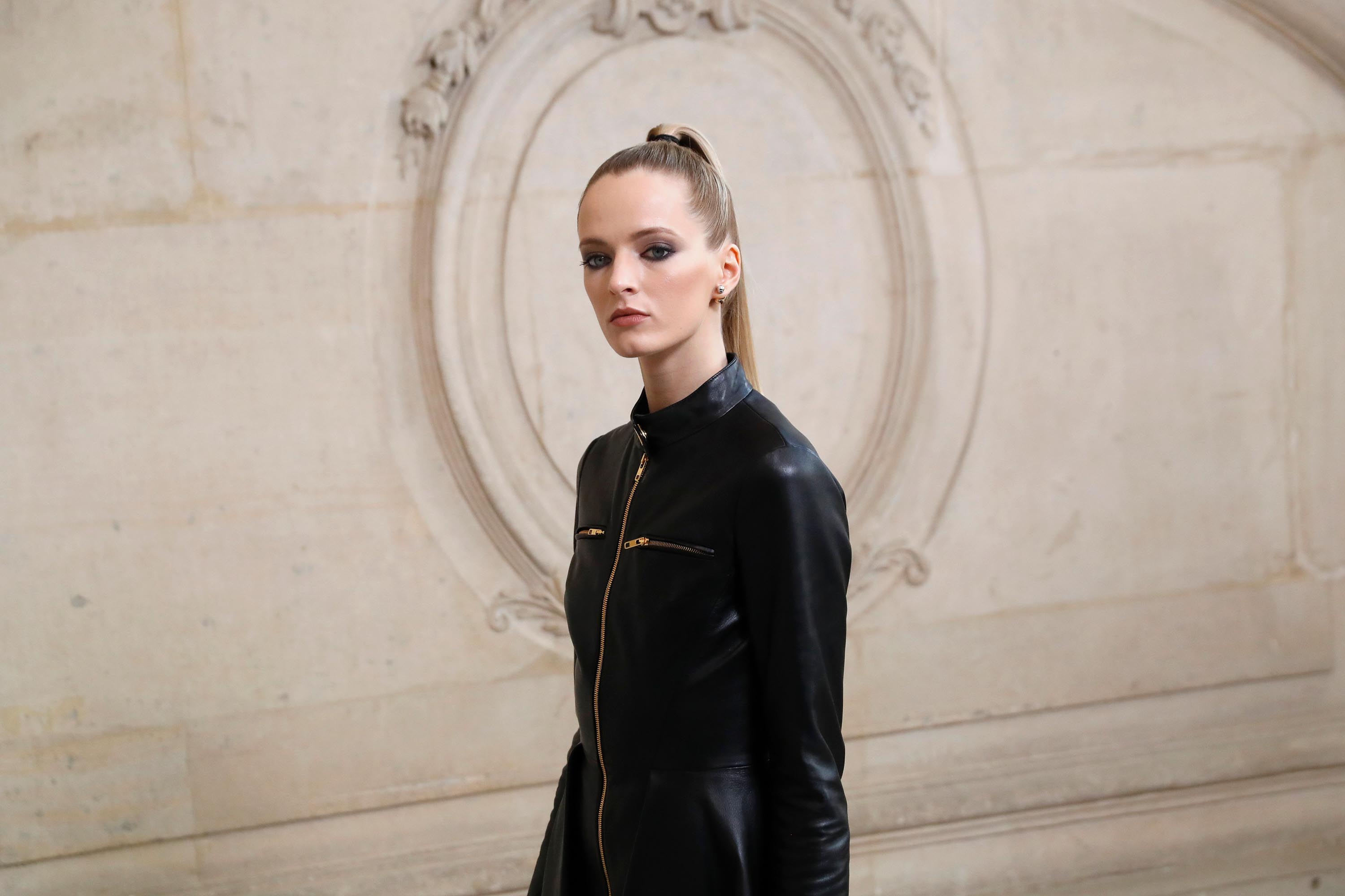 Daria Strokous attends the Christian Dior Haute Couture Spring Summer 2017 show