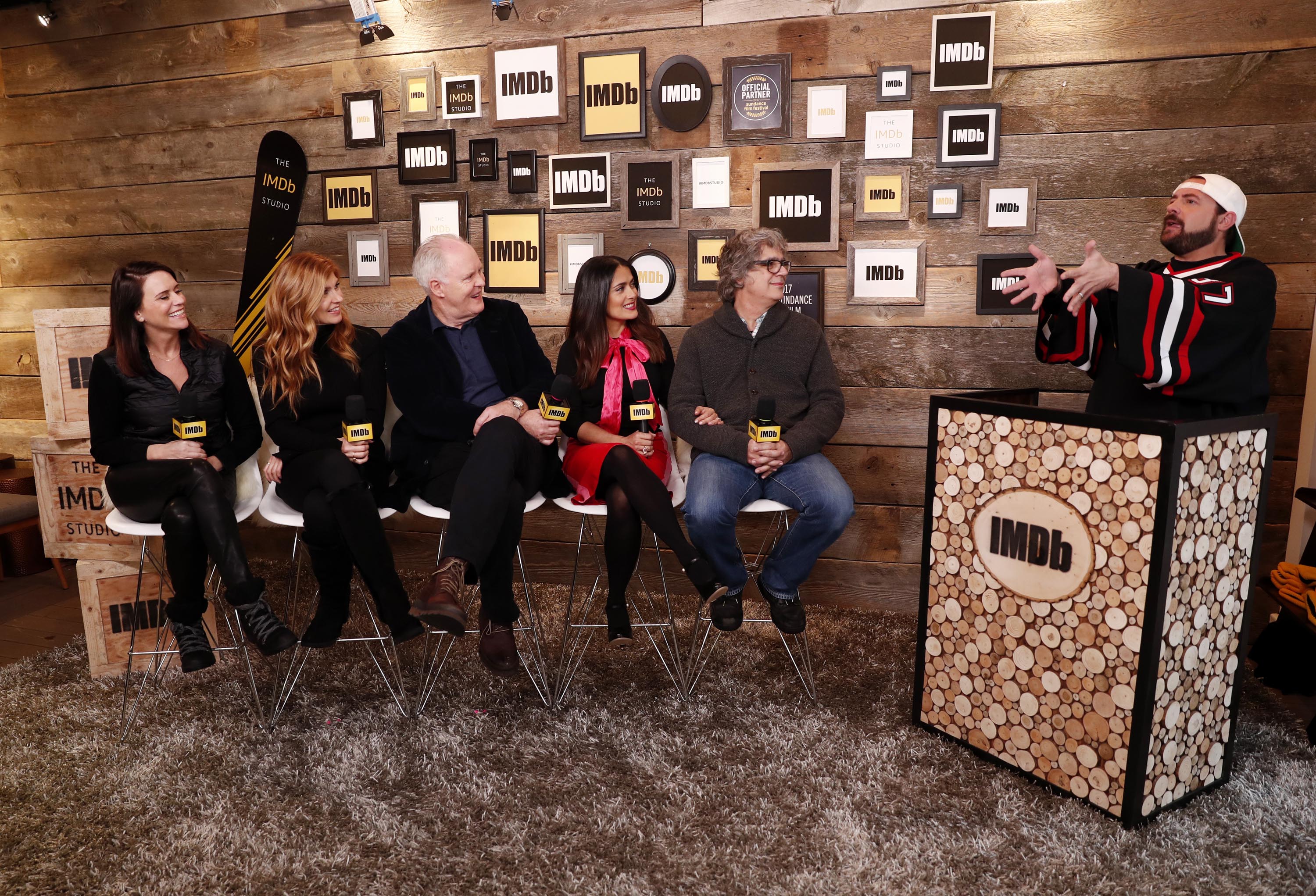 Amy Landecker of ‘Cast Change’ attends The IMDb Studio