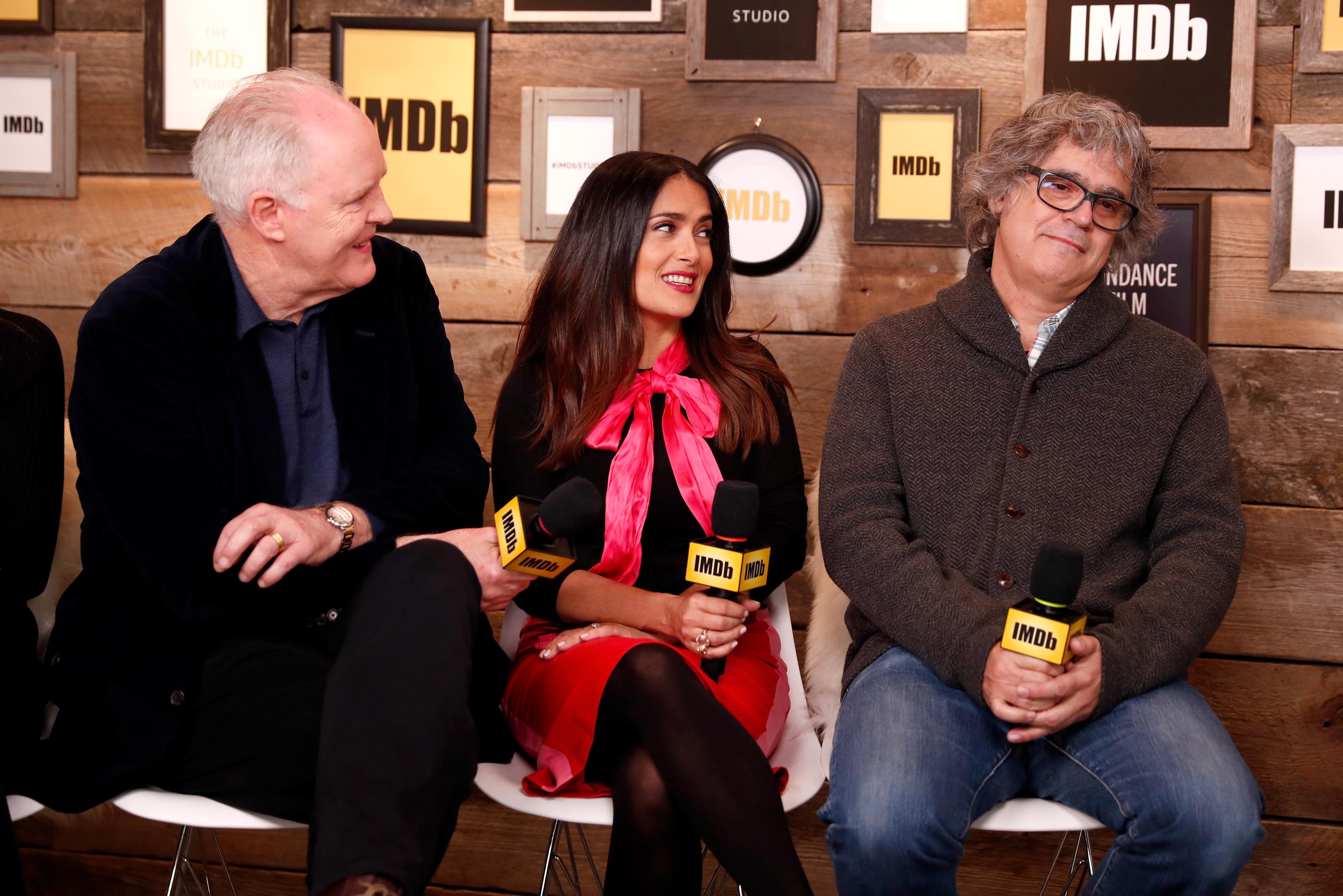 Salma Hayek of ‘Cast Change’ attends The IMDb Studio