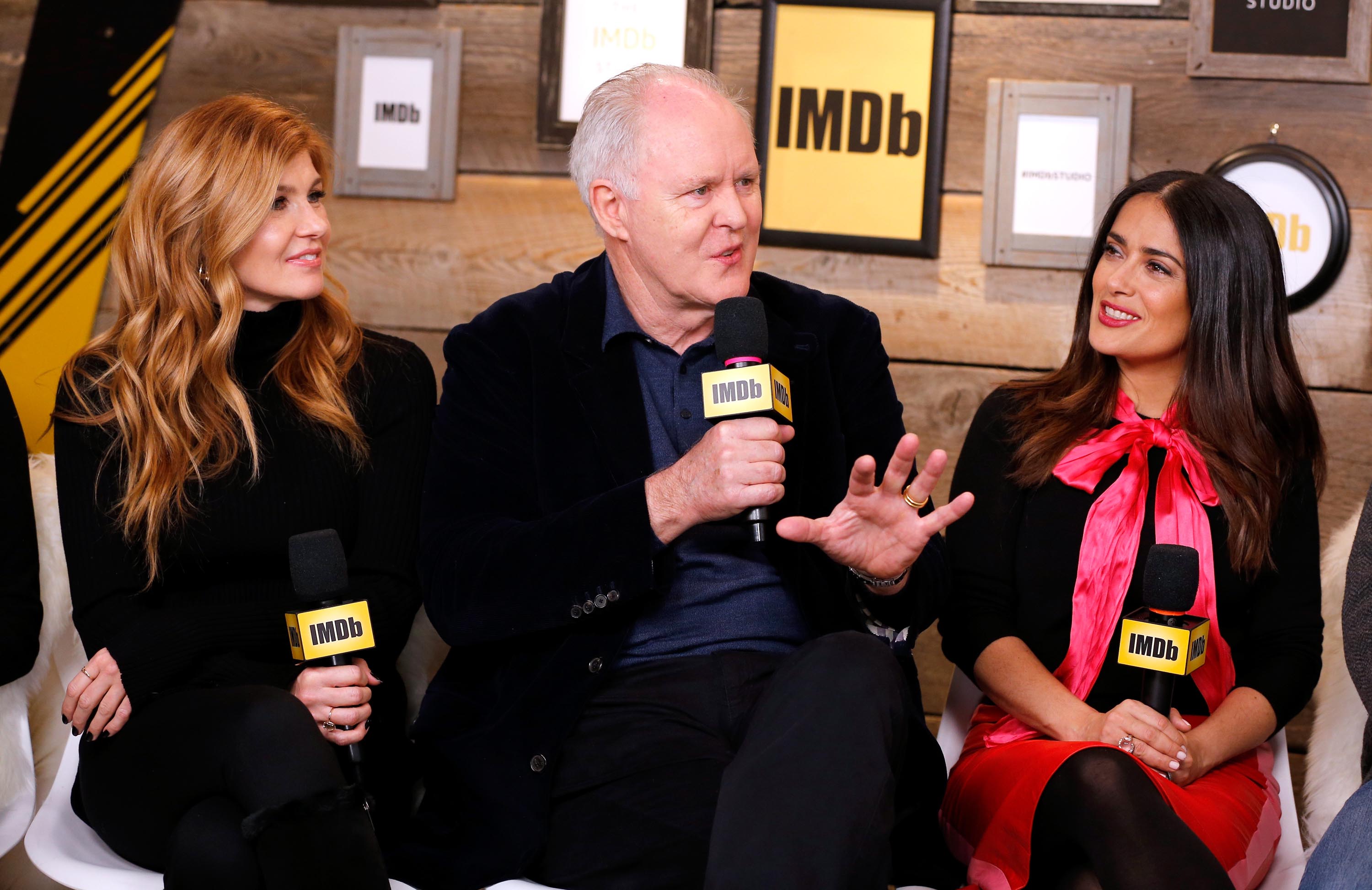 Salma Hayek of ‘Cast Change’ attends The IMDb Studio