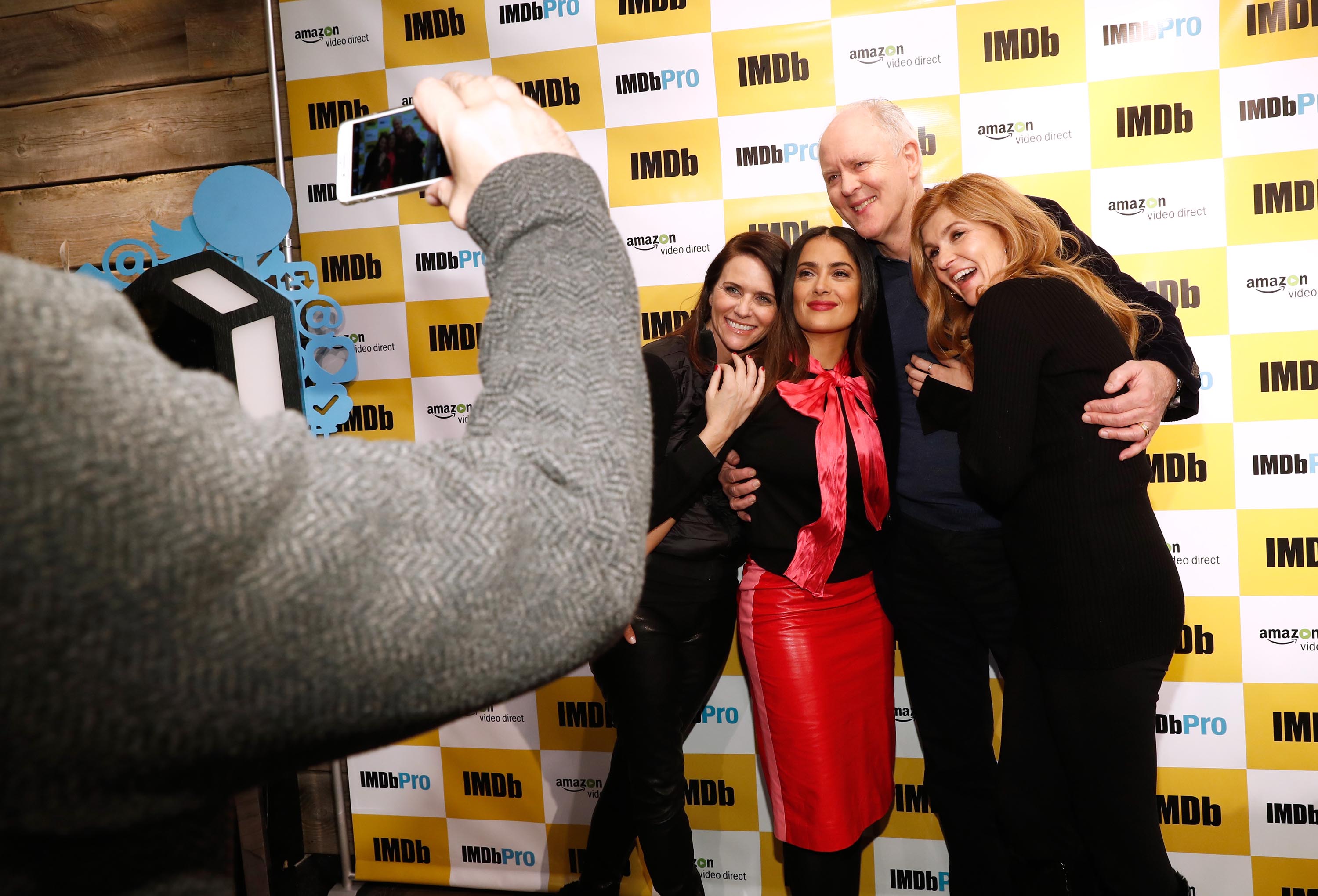 Salma Hayek of ‘Cast Change’ attends The IMDb Studio