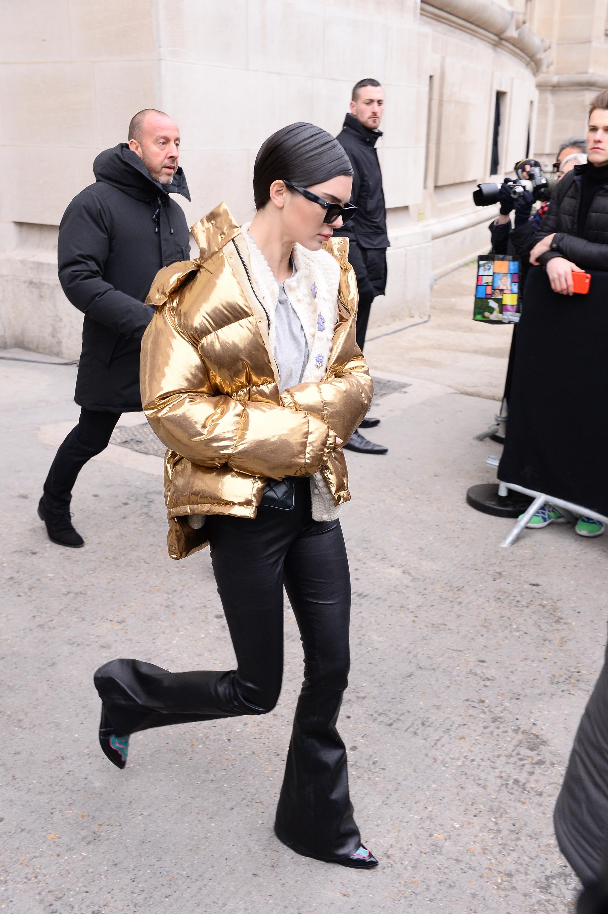 Kendall Jenner out in Paris