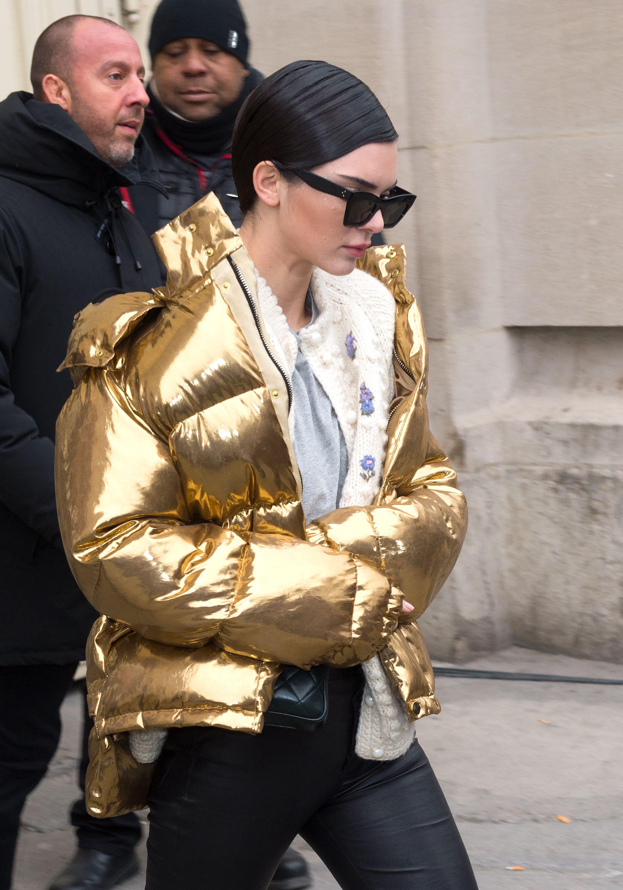 Kendall Jenner out in Paris