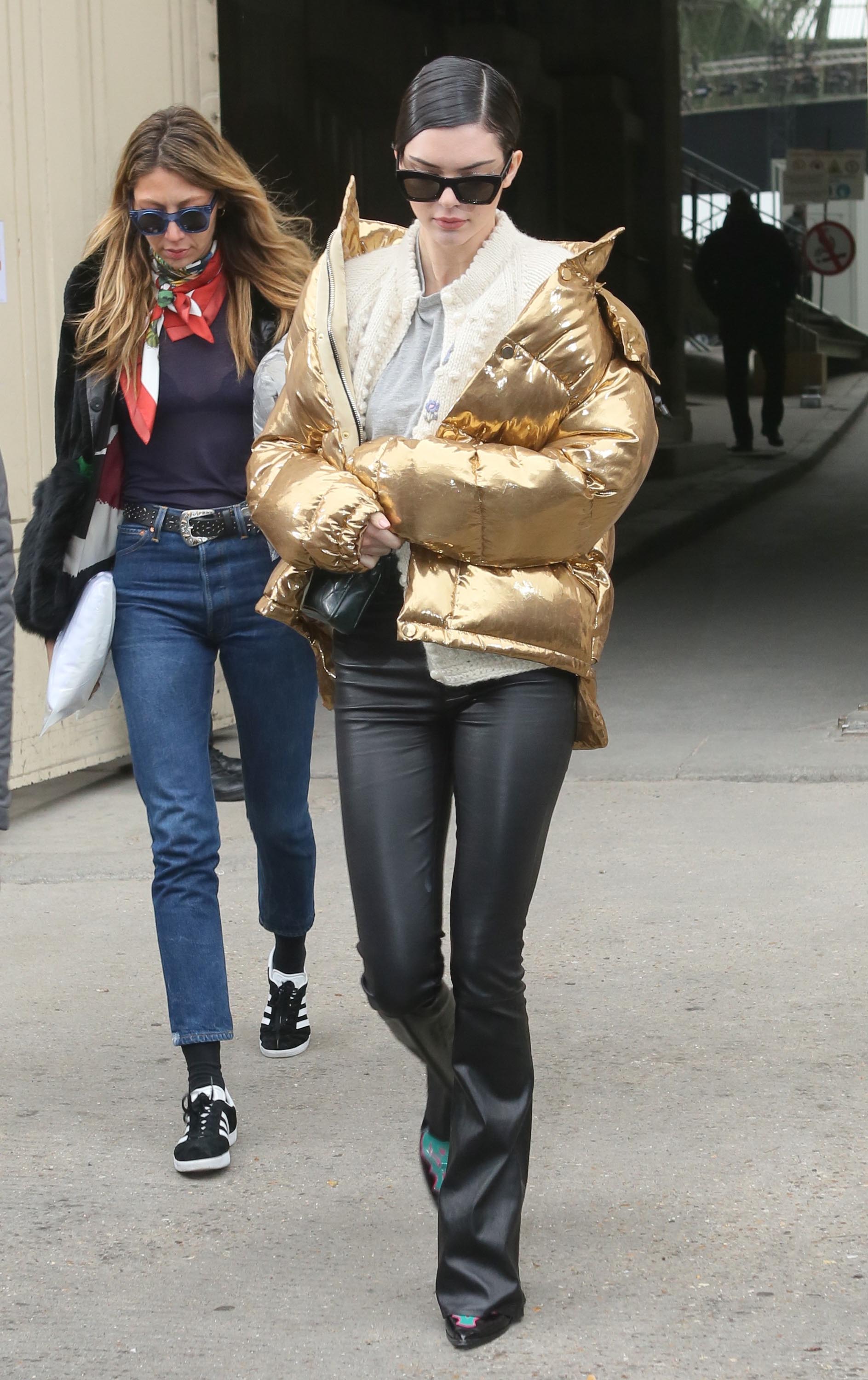 Kendall Jenner out in Paris