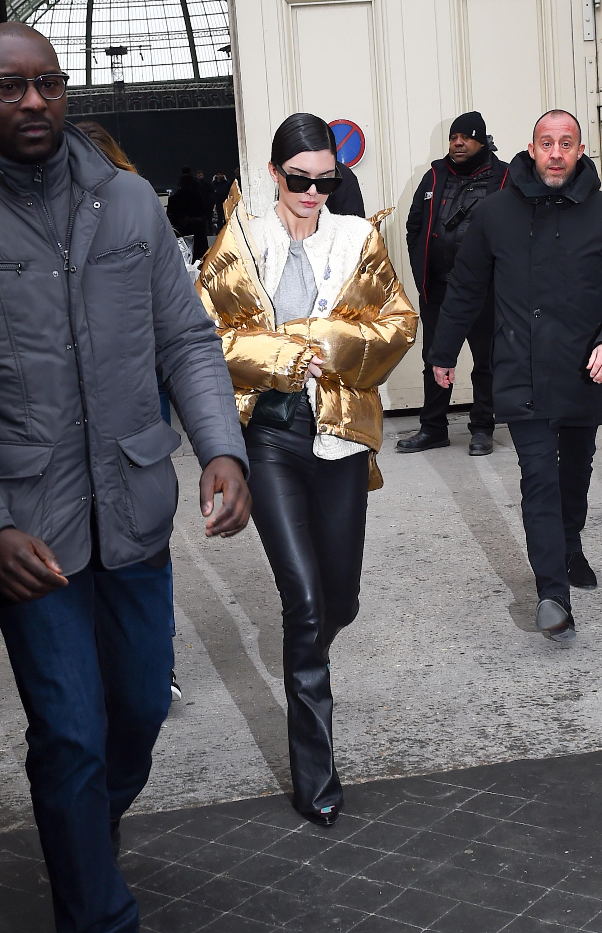 Kendall Jenner out in Paris