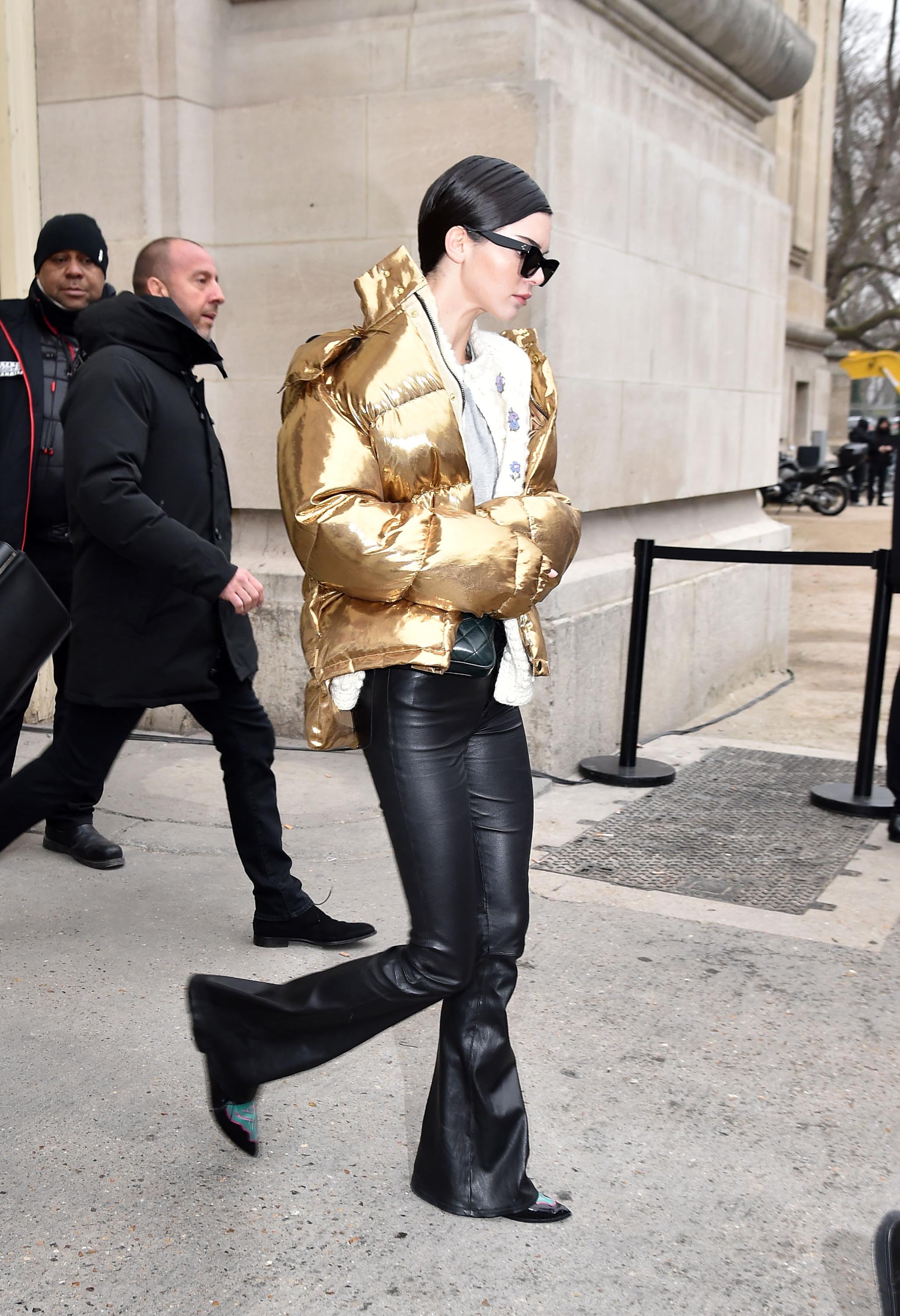 Kendall Jenner out in Paris