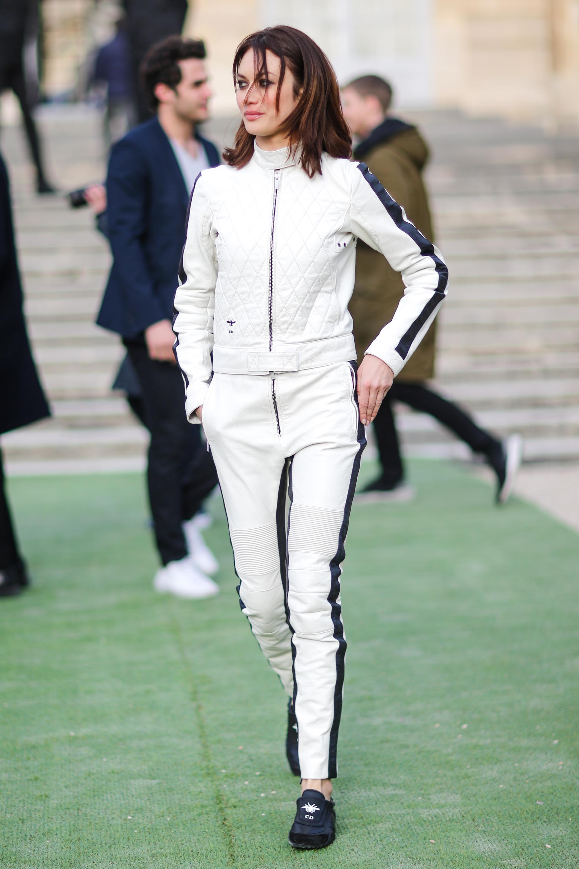 Olga Kurylenko attends the Christian Dior Fashion Show