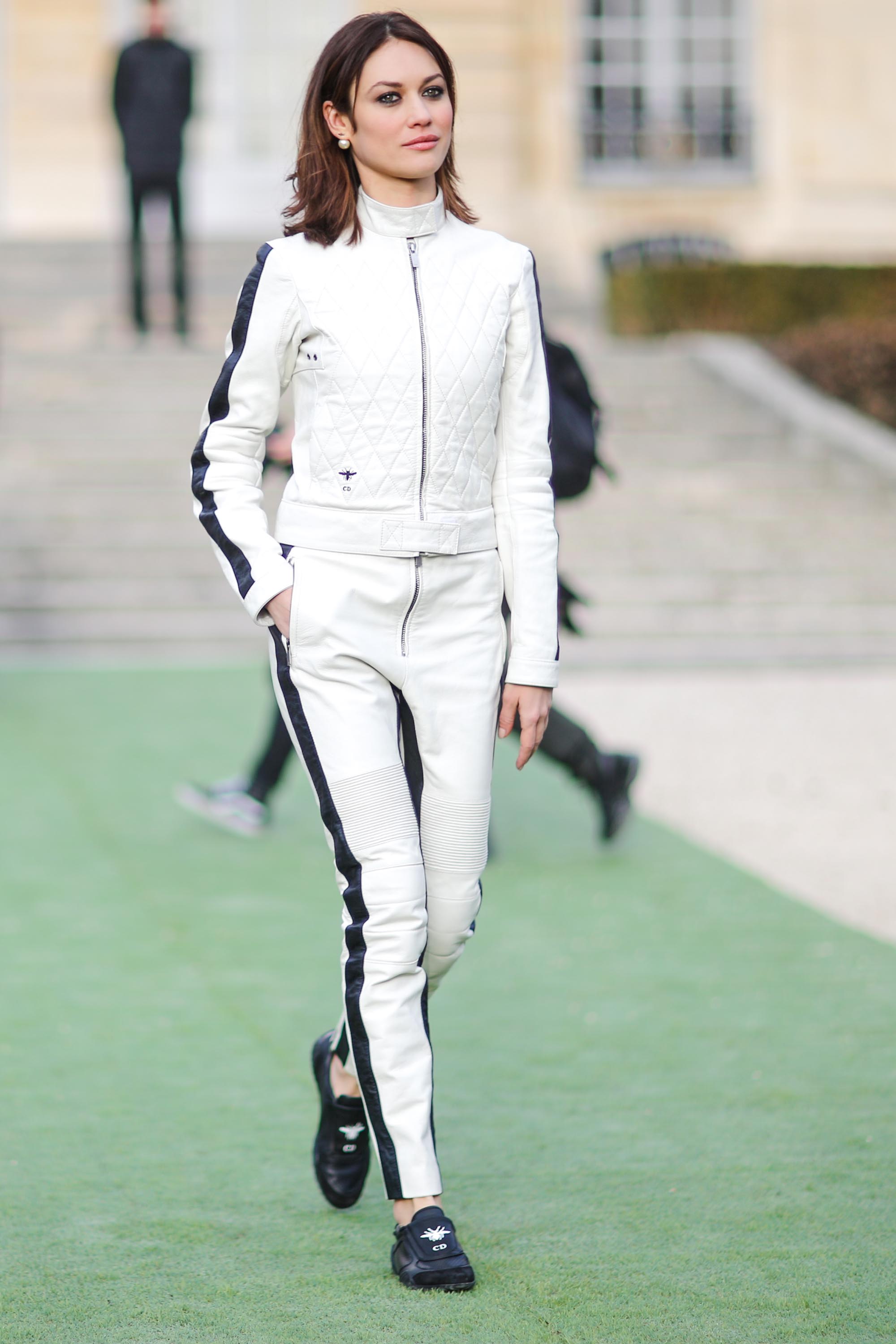 Olga Kurylenko attends the Christian Dior Fashion Show