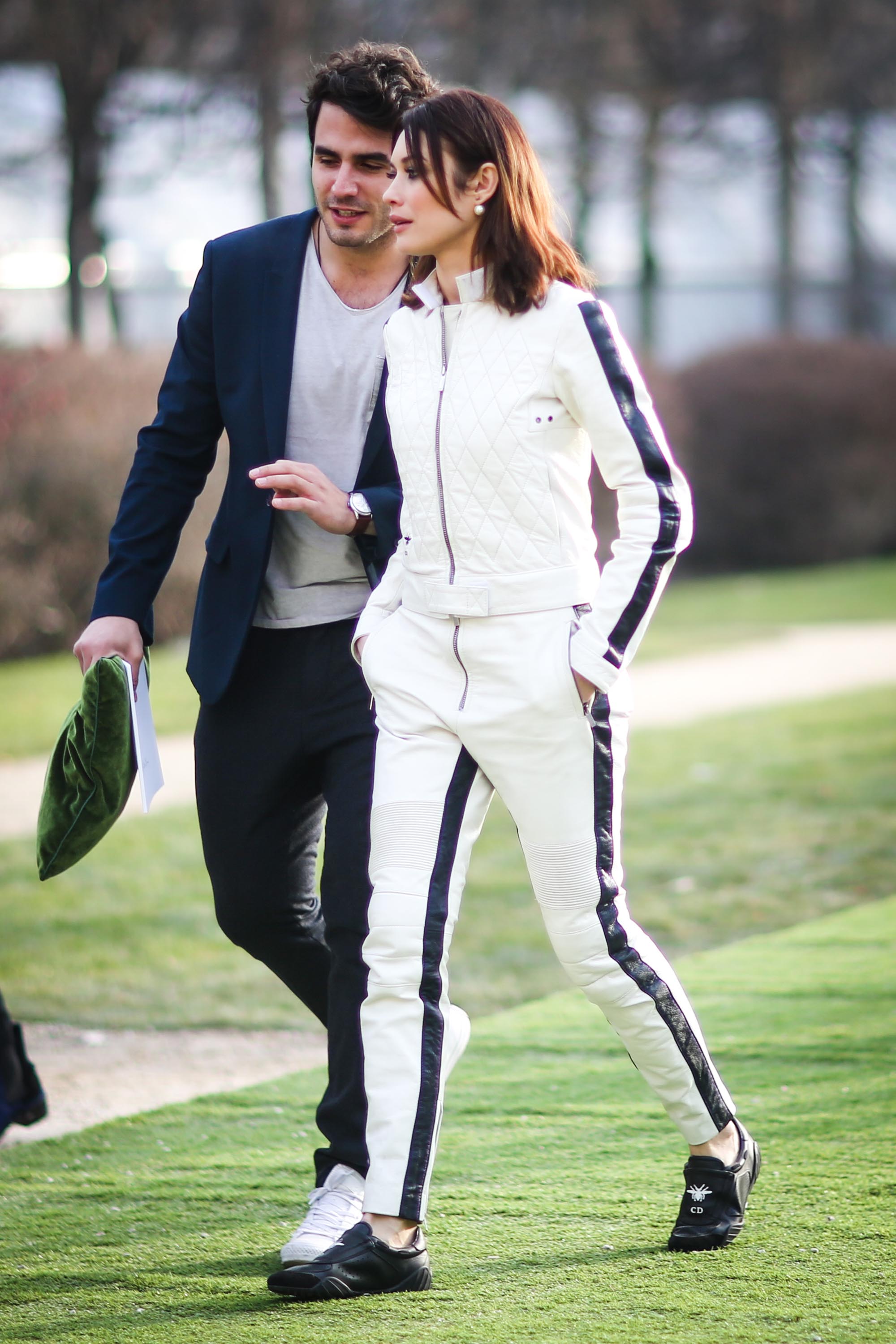 Olga Kurylenko attends the Christian Dior Fashion Show