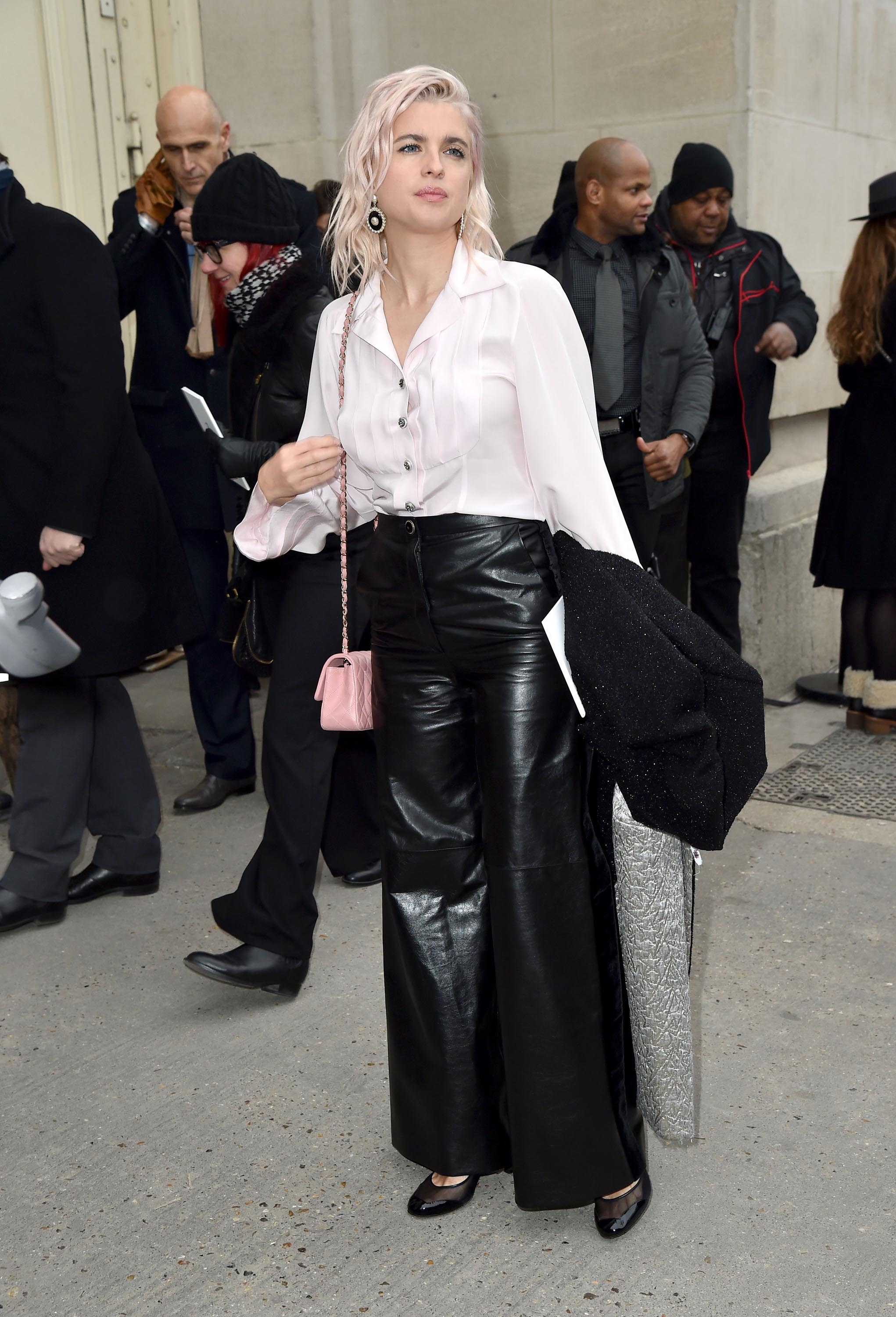 Liu Wen arrives at the Chanel Fashion Show