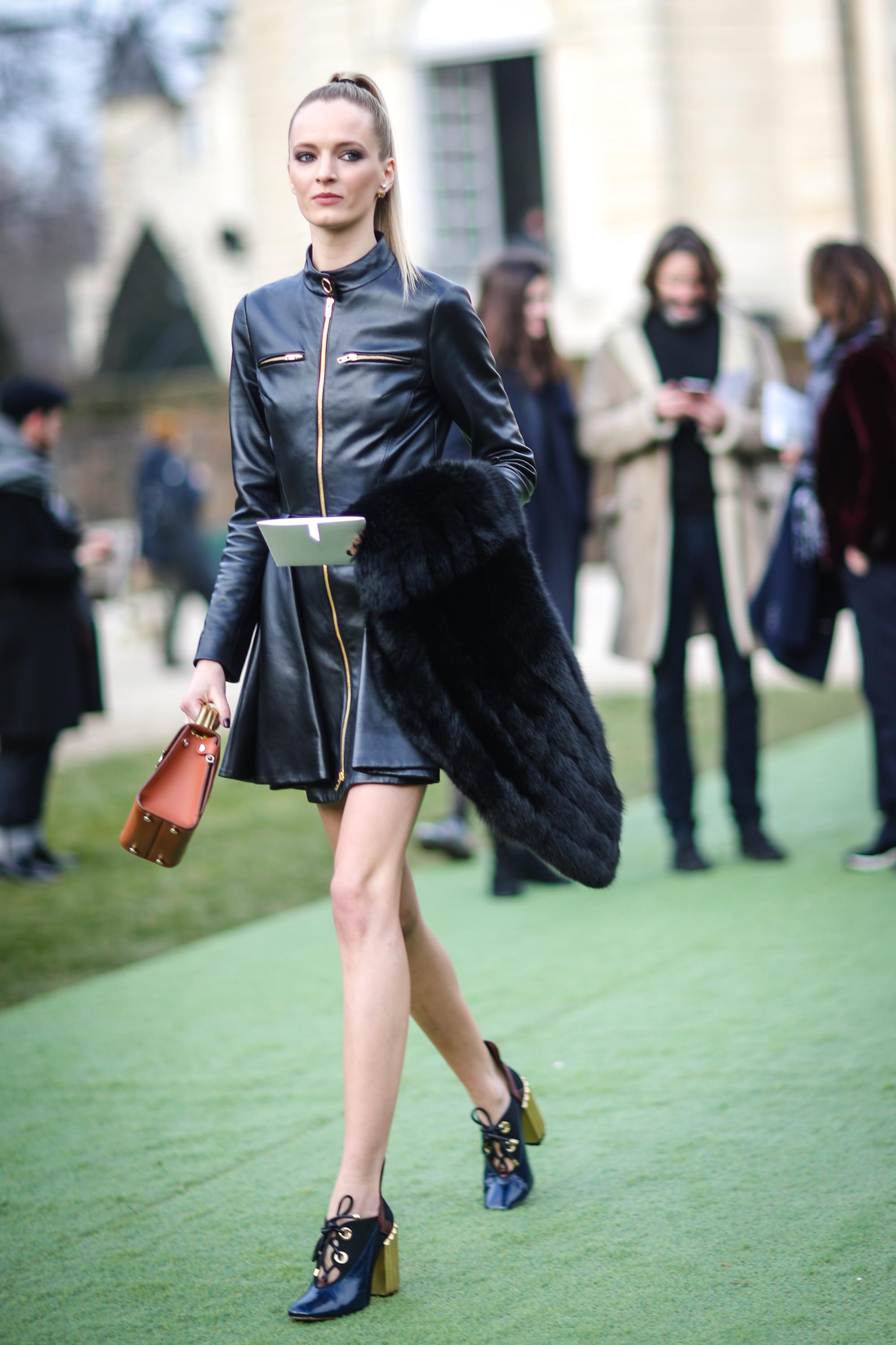 Street Style in Paris during the Paris Fashion Week