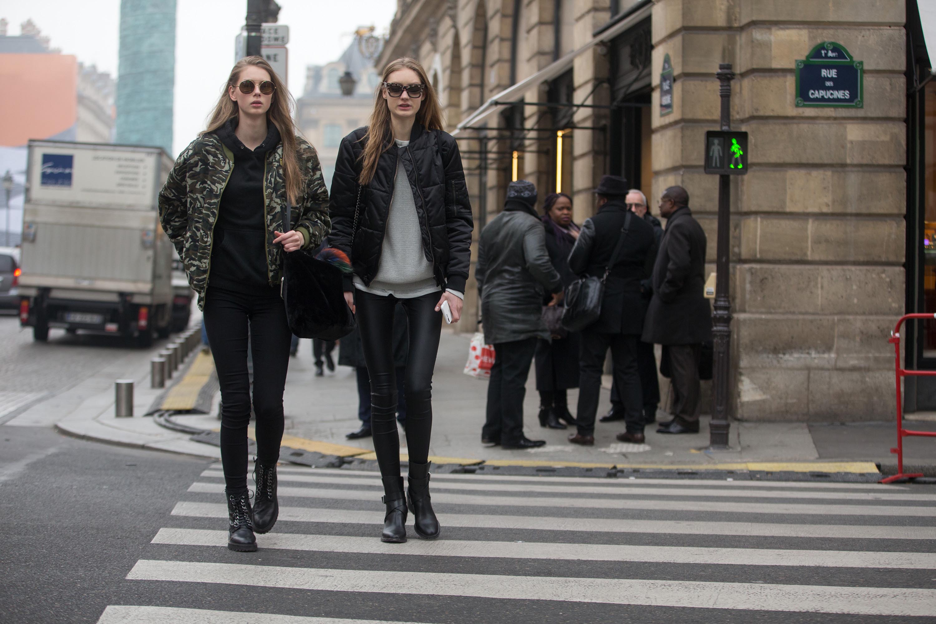 Street Style in Paris during the Paris Fashion Week