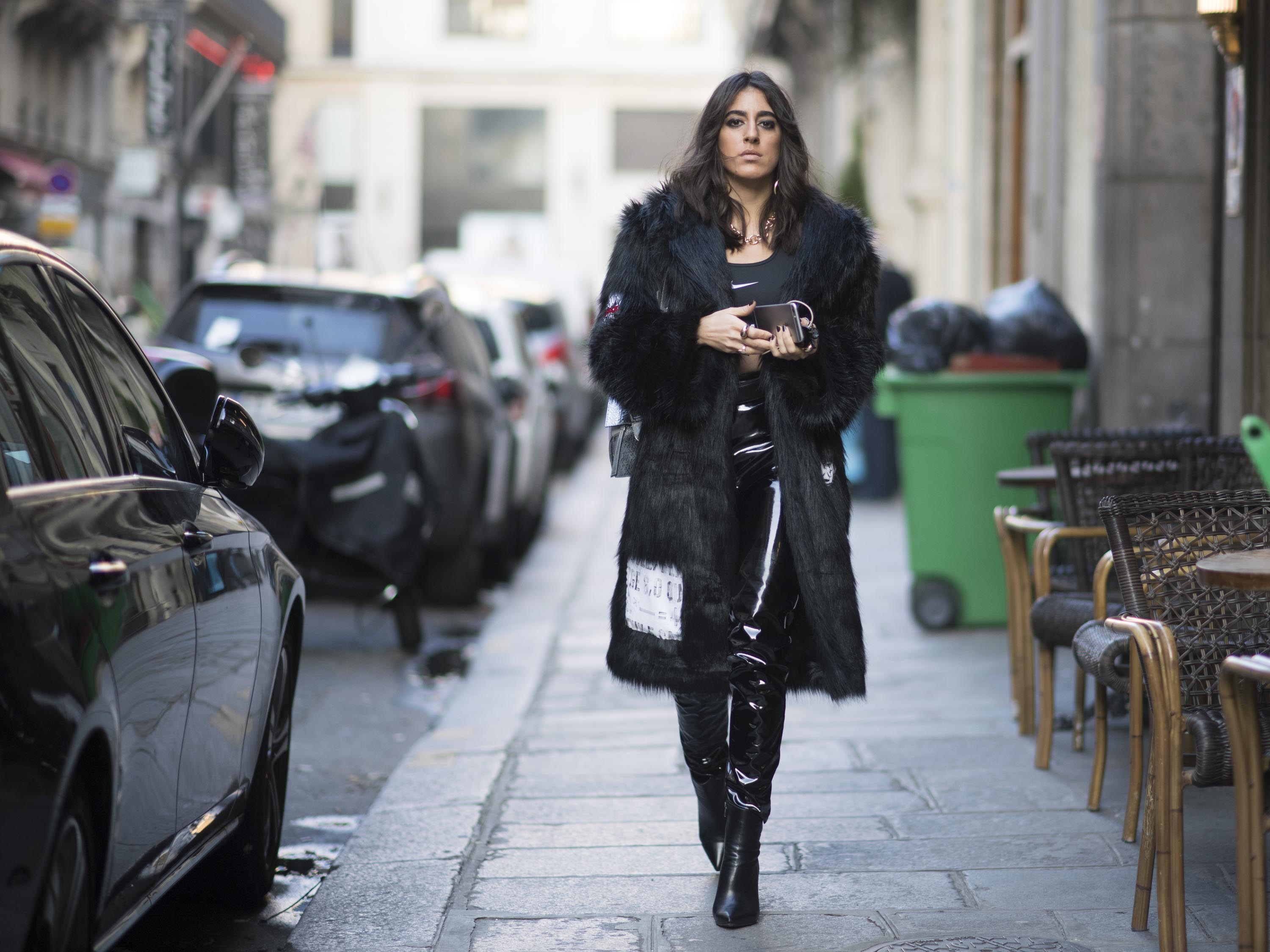 Street Style in Paris during the Paris Fashion Week